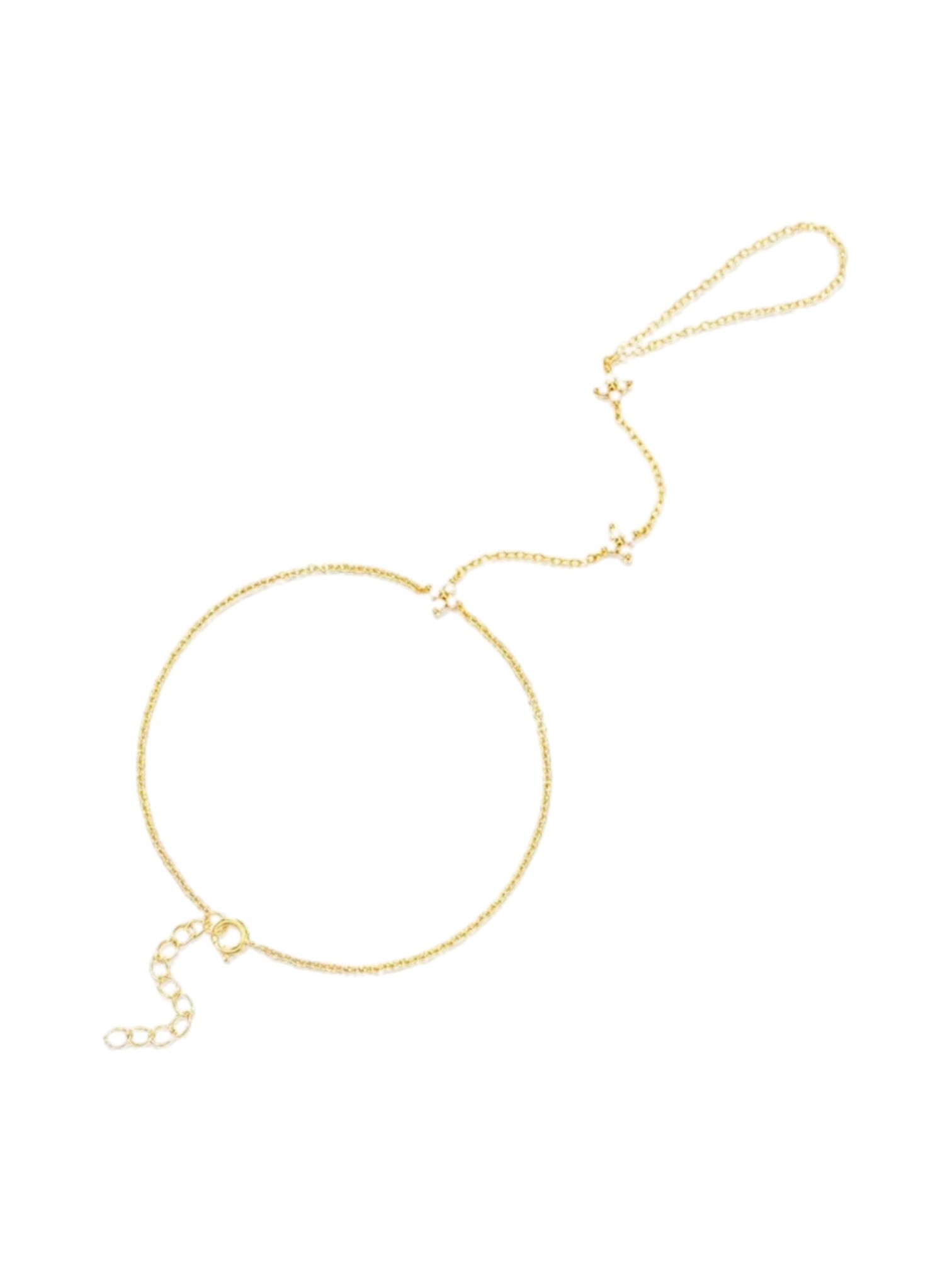 18k gold chain bracelet