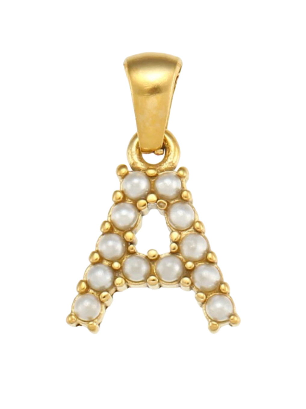 pearl initial charm