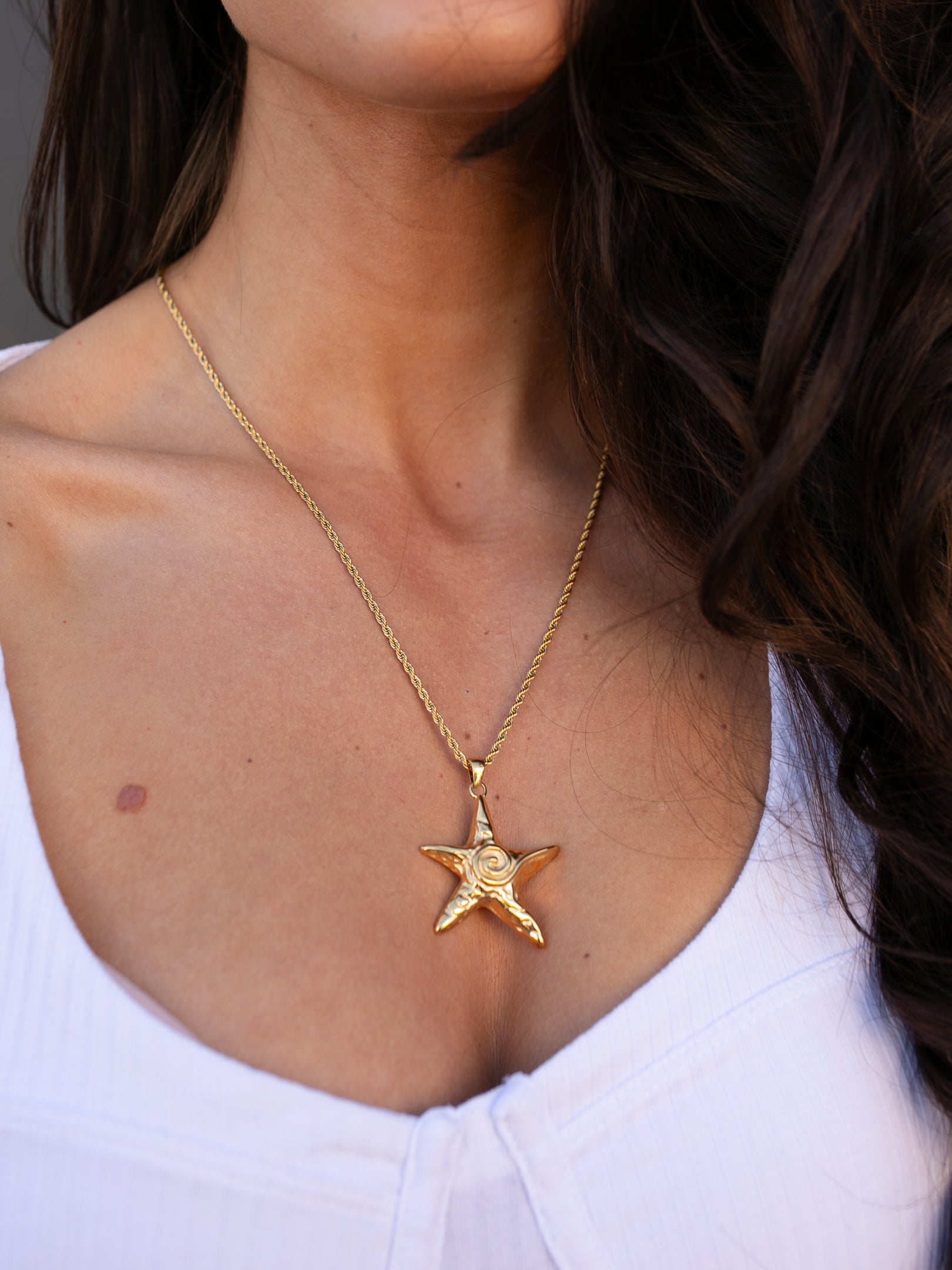 Starfish Swirl Necklace