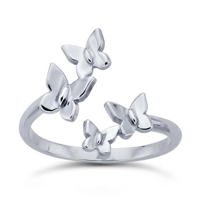 The Silver Mariposa Ring