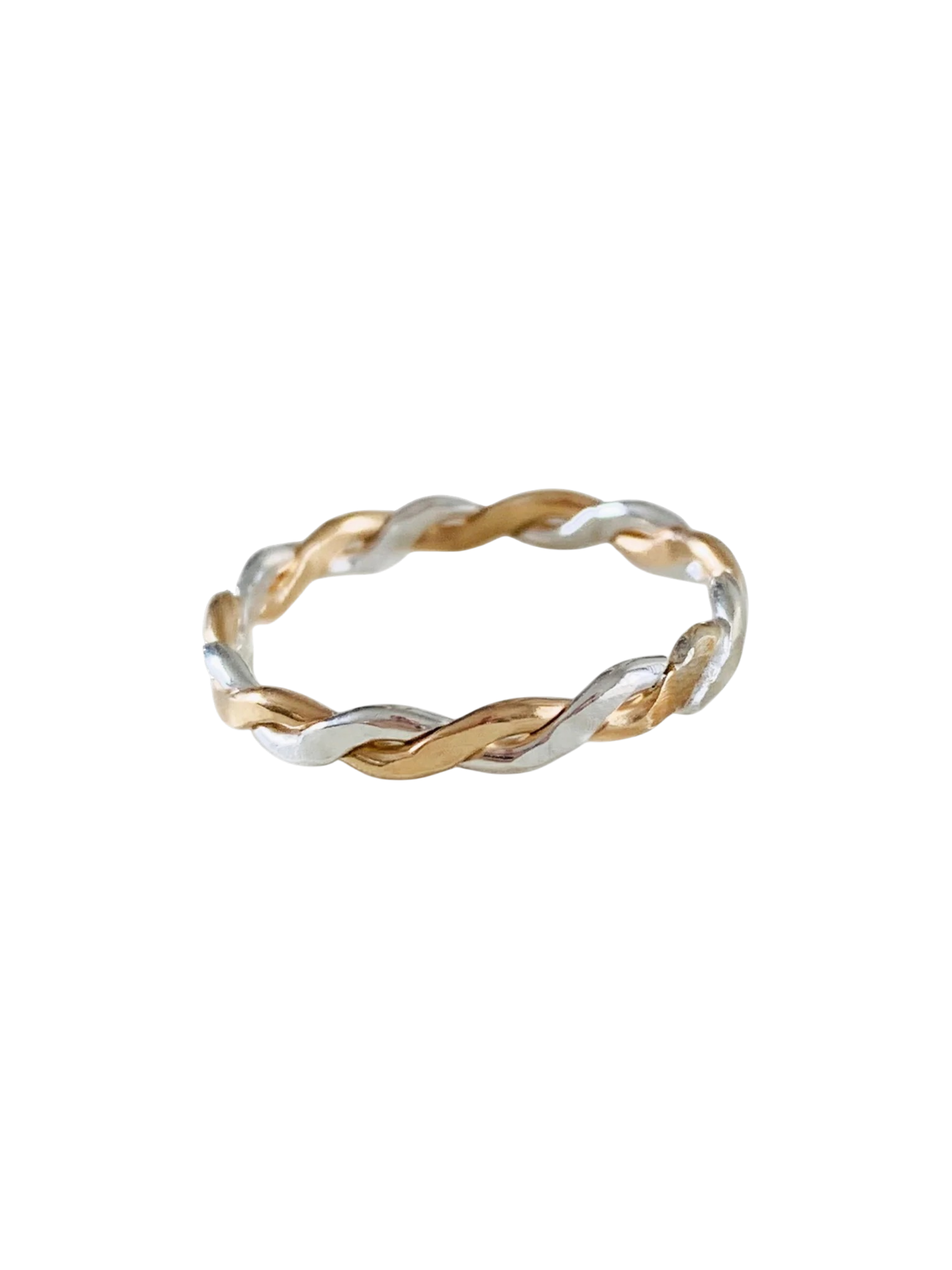INTERTWINED FITTED TOE RING