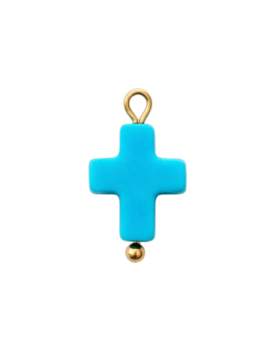 Blue Resin Cross