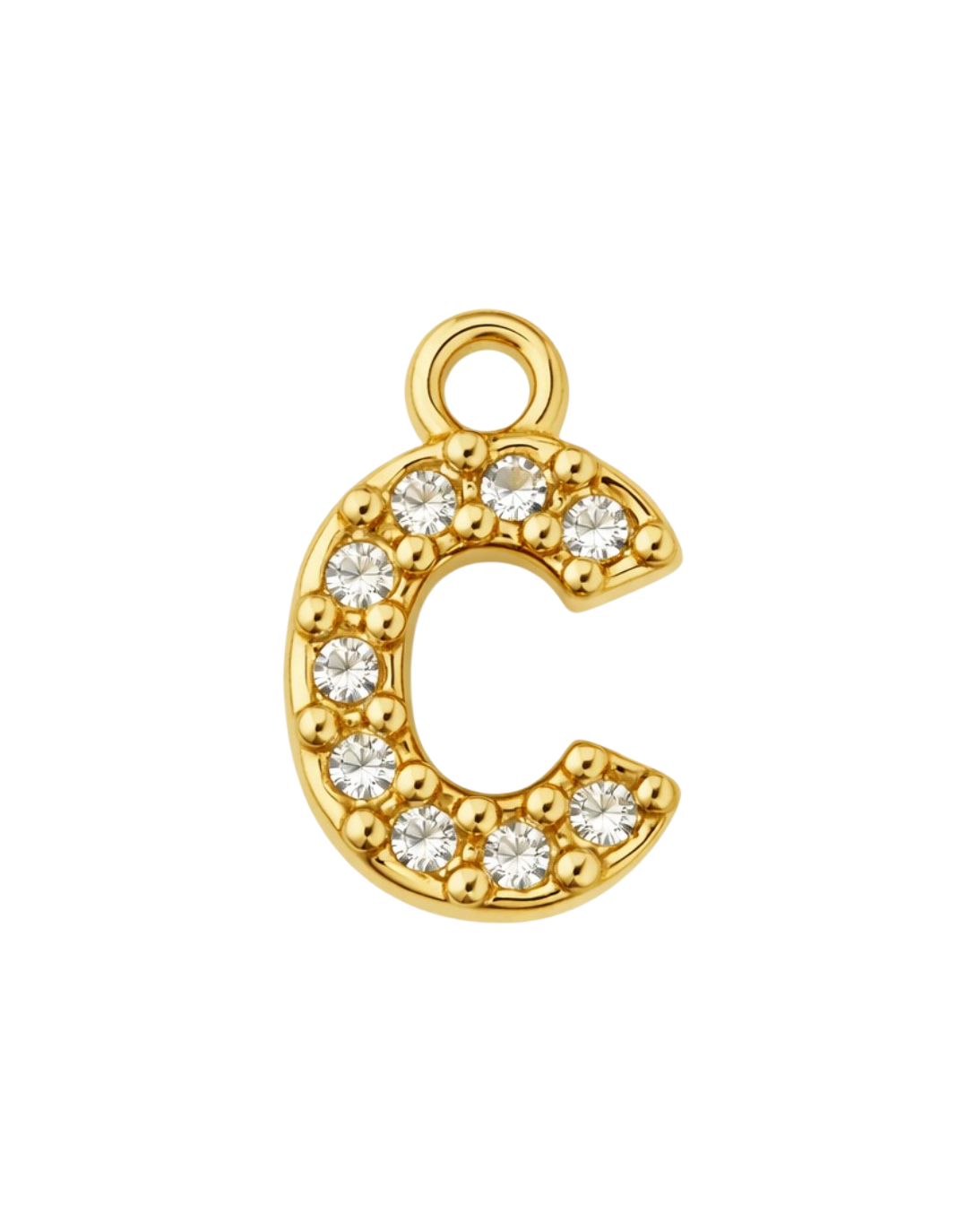 CZ Letter Charm