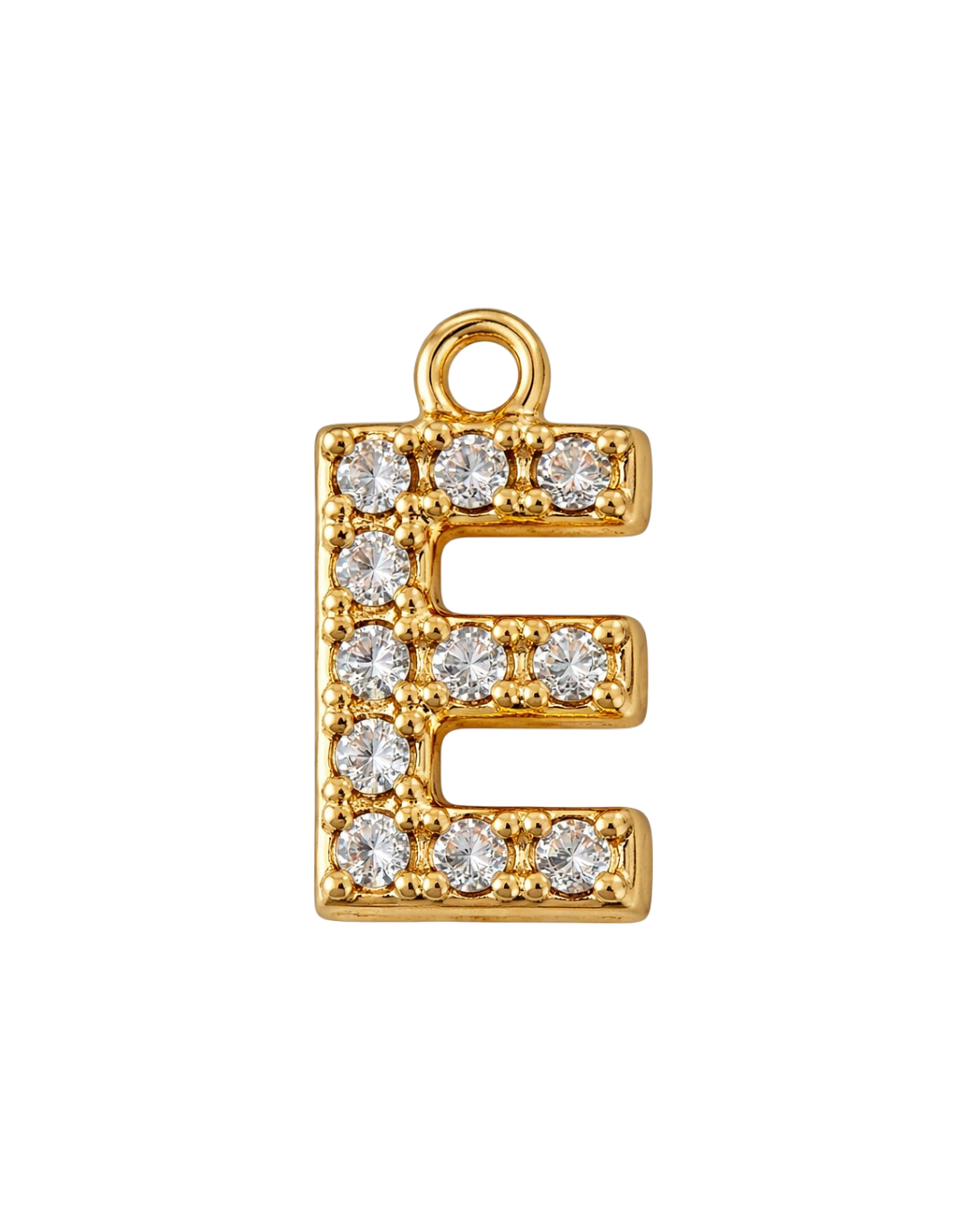 CZ Letter Charm
