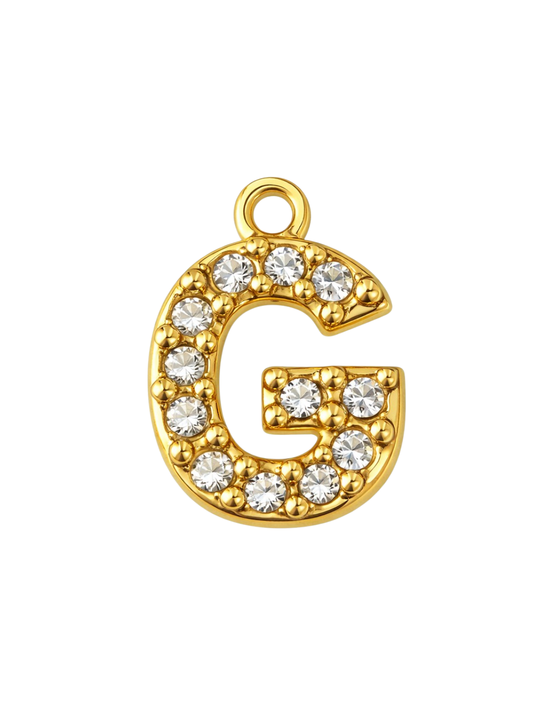CZ Letter Charm