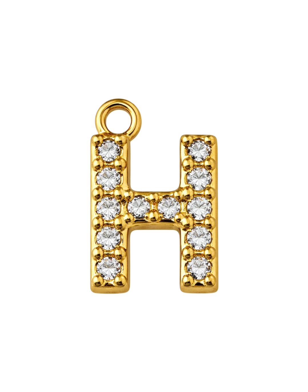 CZ Letter Charm