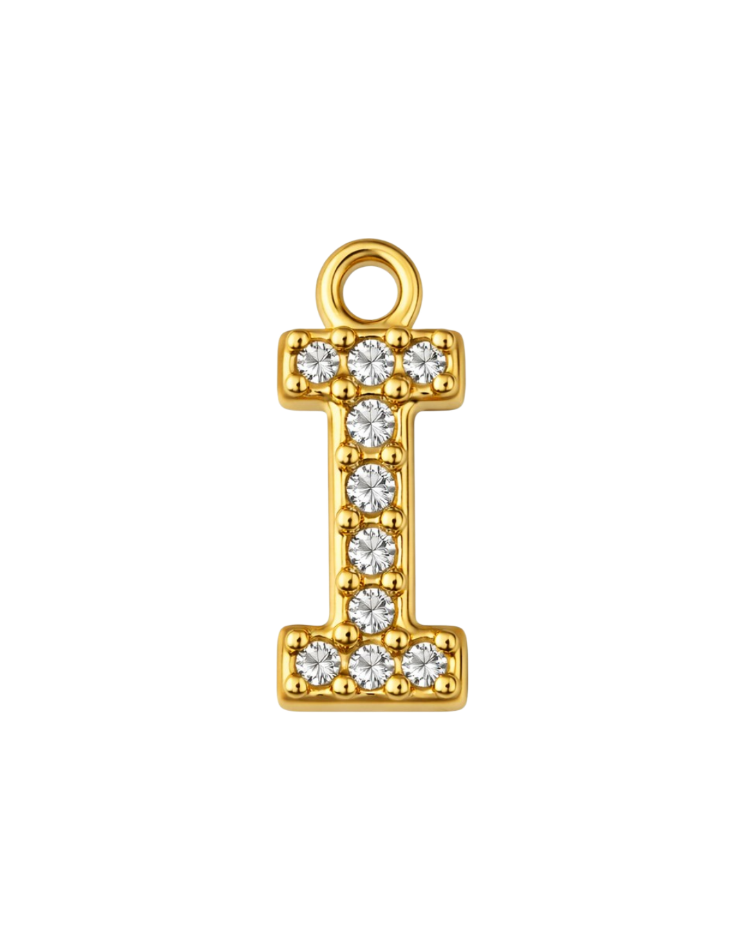 CZ Letter Charm