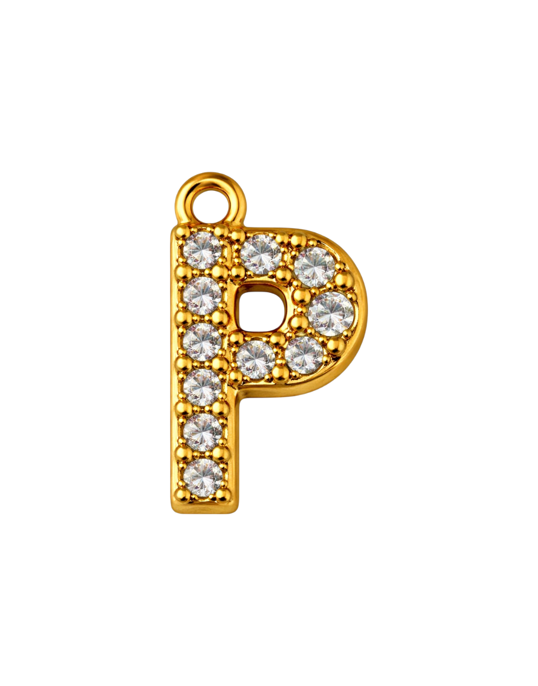 CZ Letter Charm