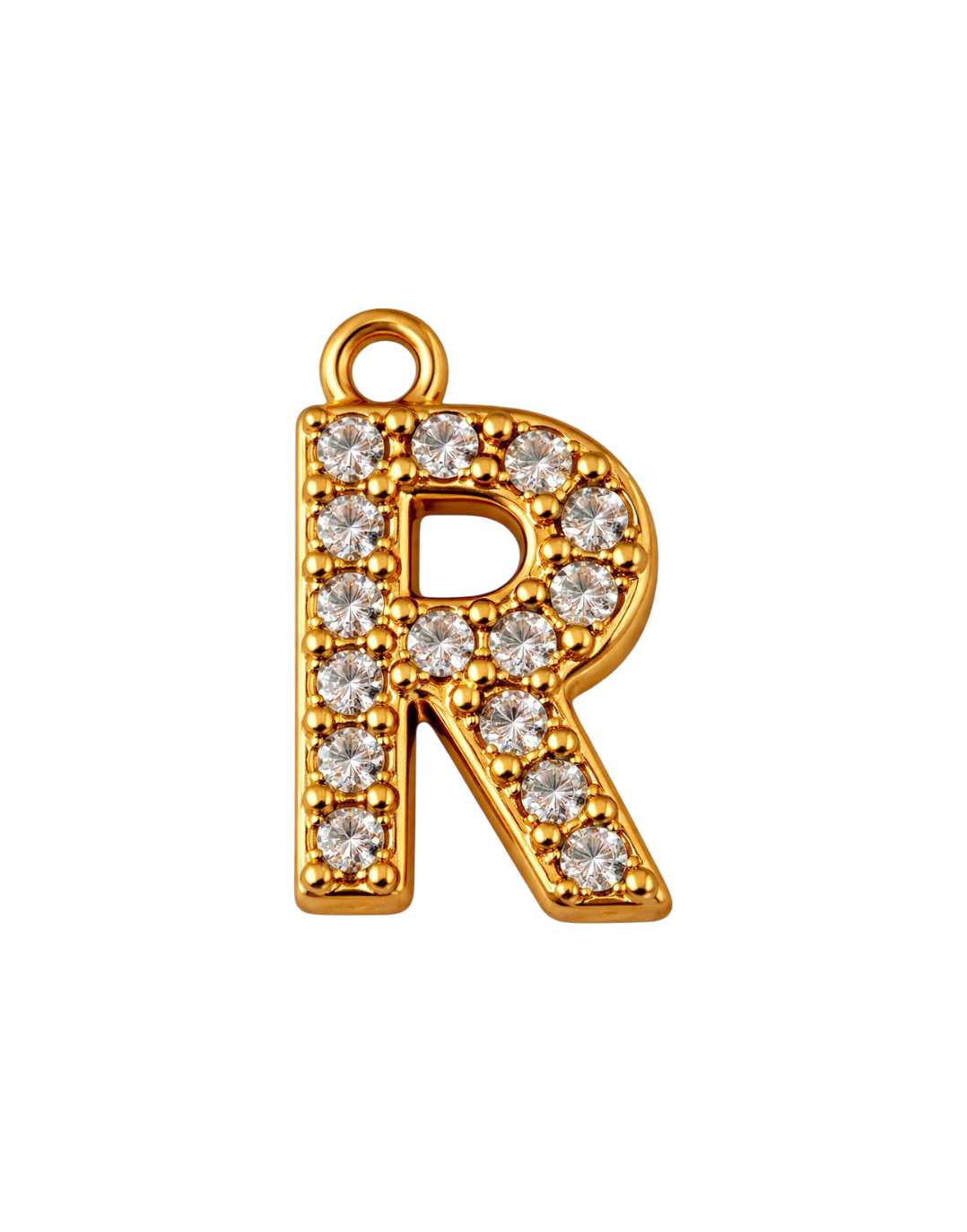 CZ Letter Charm