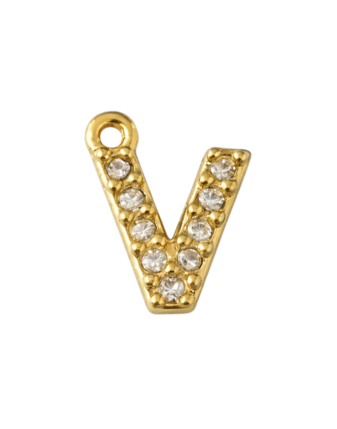 CZ Letter Charm