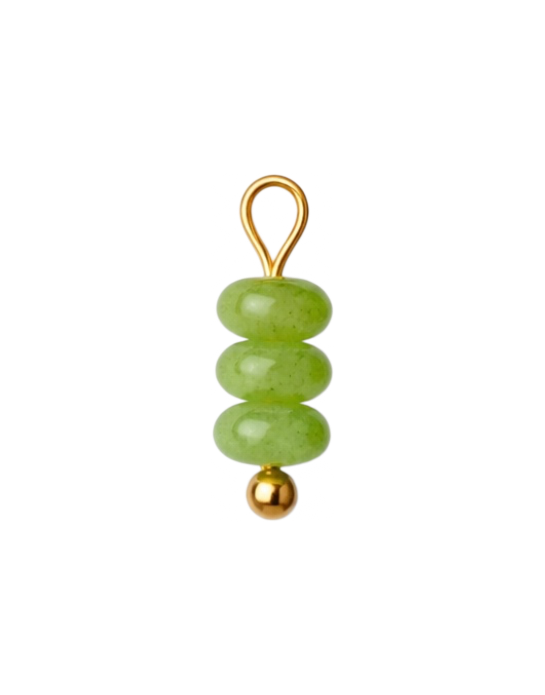 Green Peridot Charm