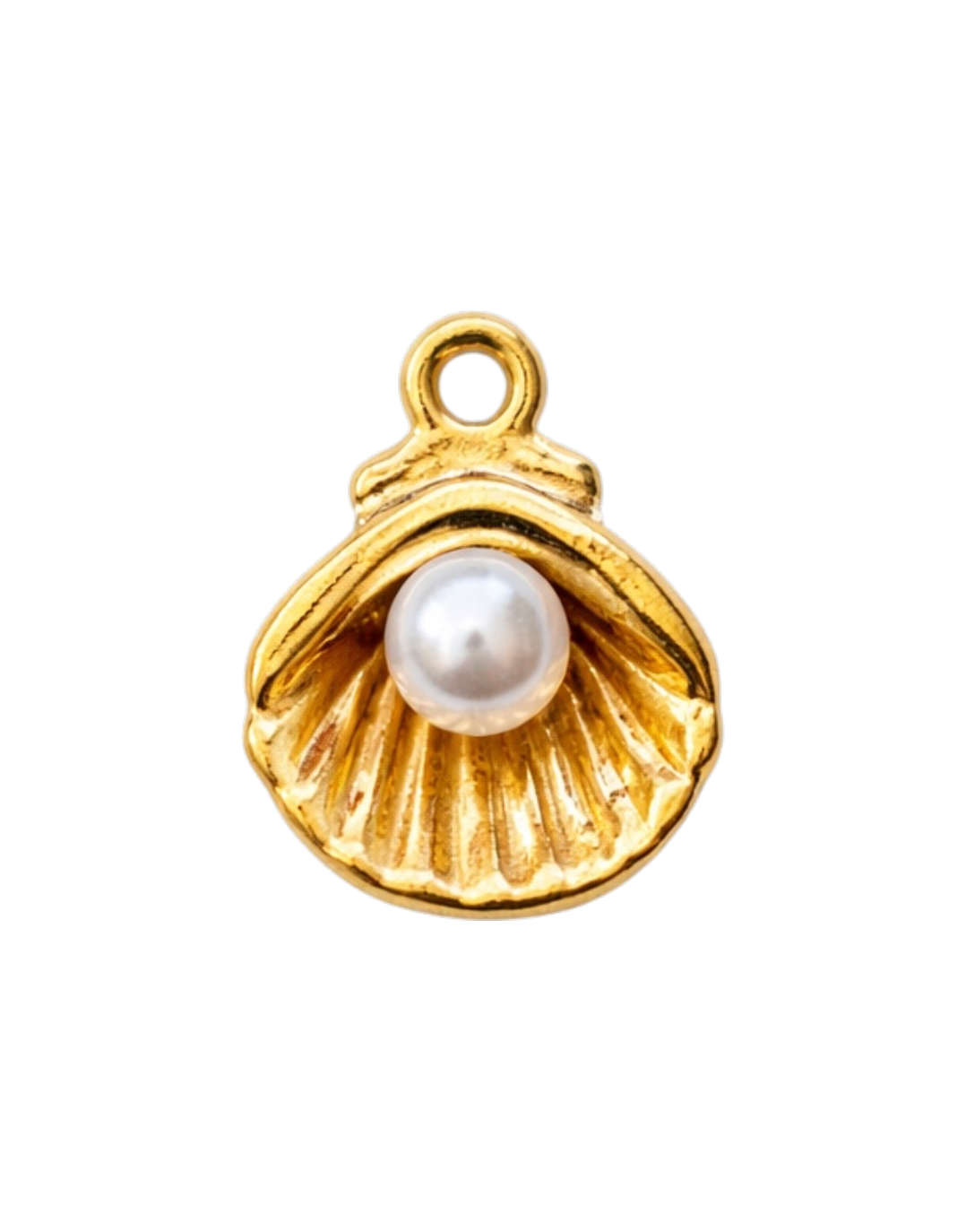 Pearl With Shell Charm