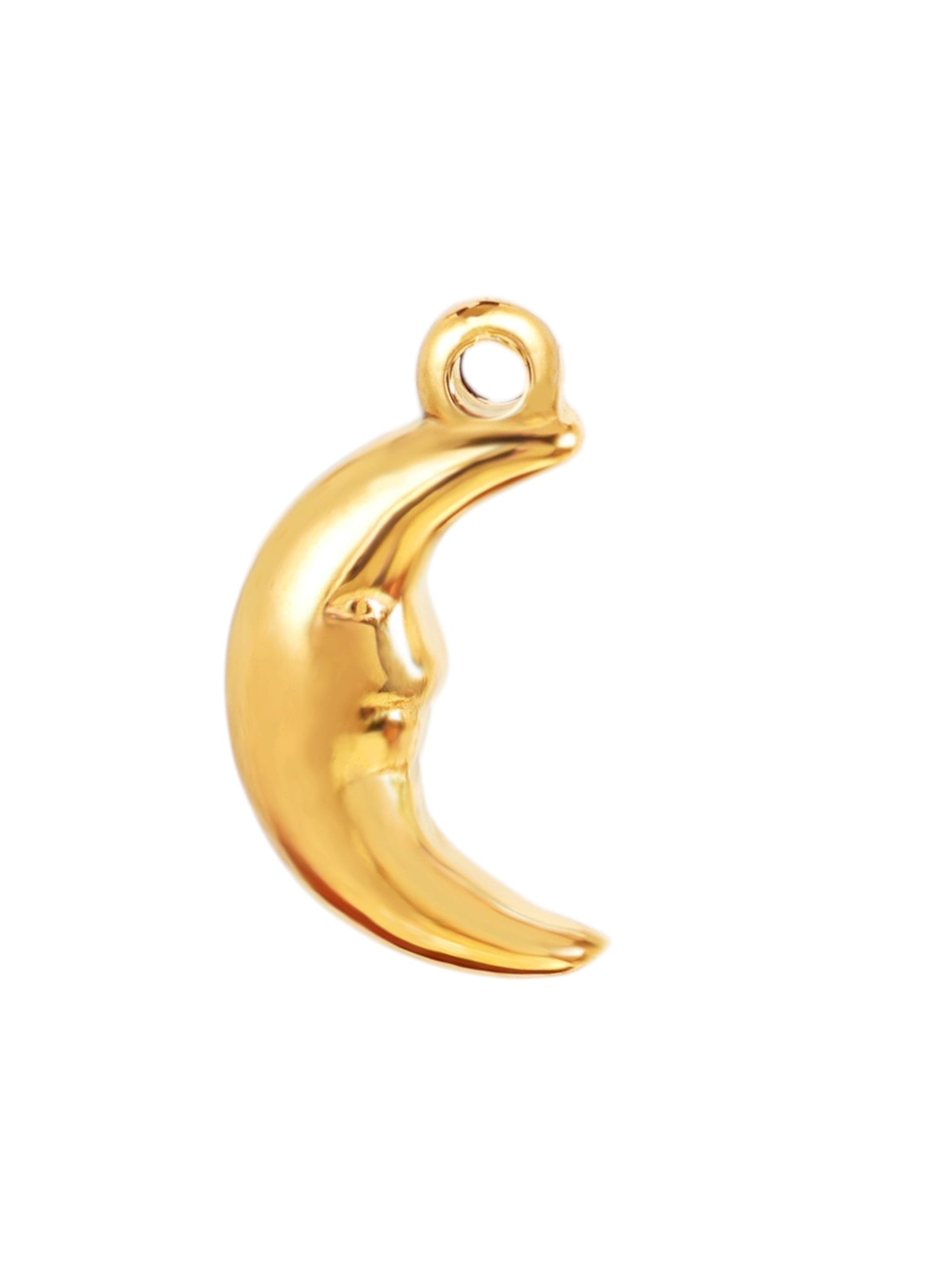 Gold Moon Charm