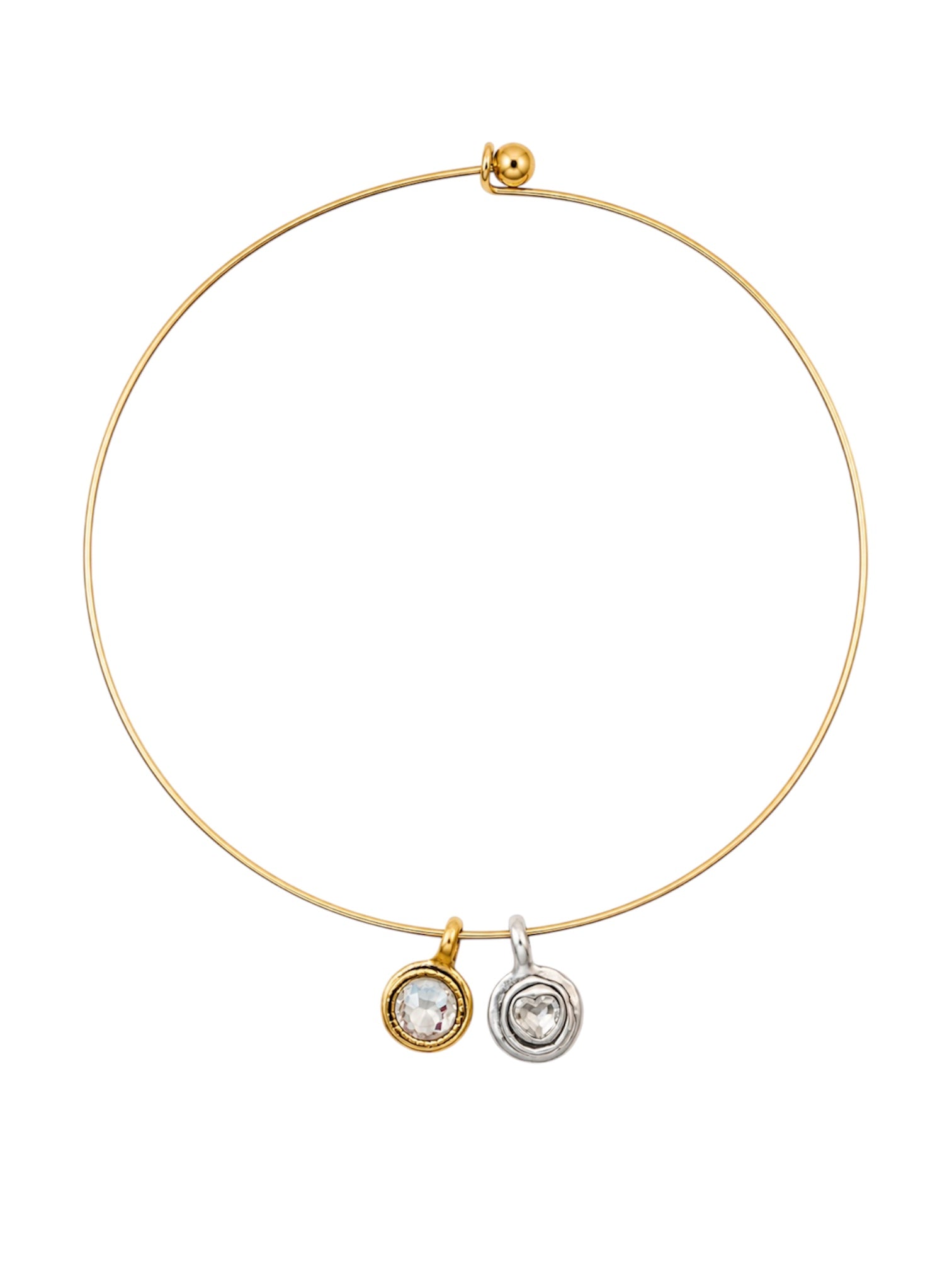 MIXED METAL MUSE NECKLACE