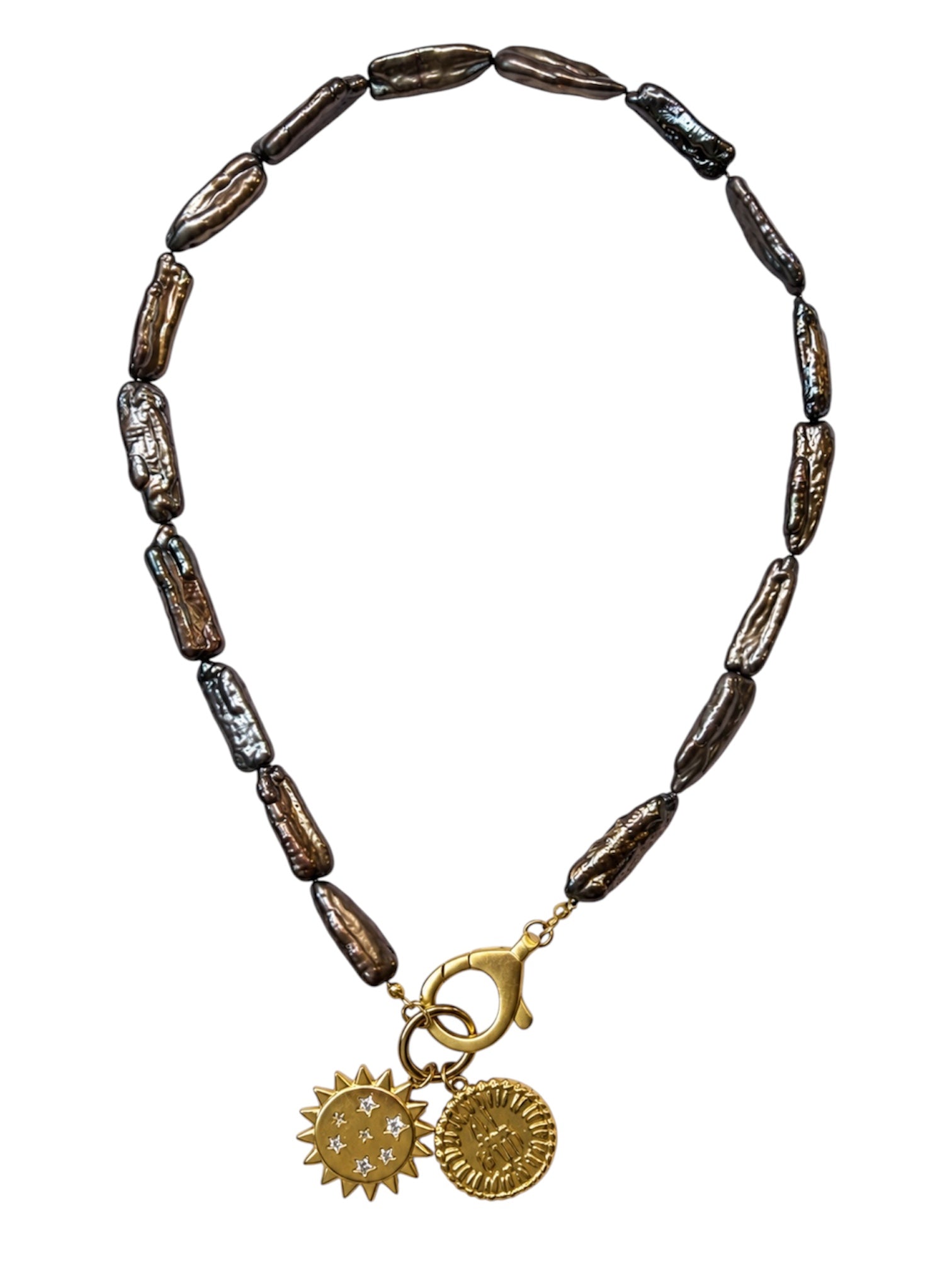 SUN BAKED PEARL NECKLACE