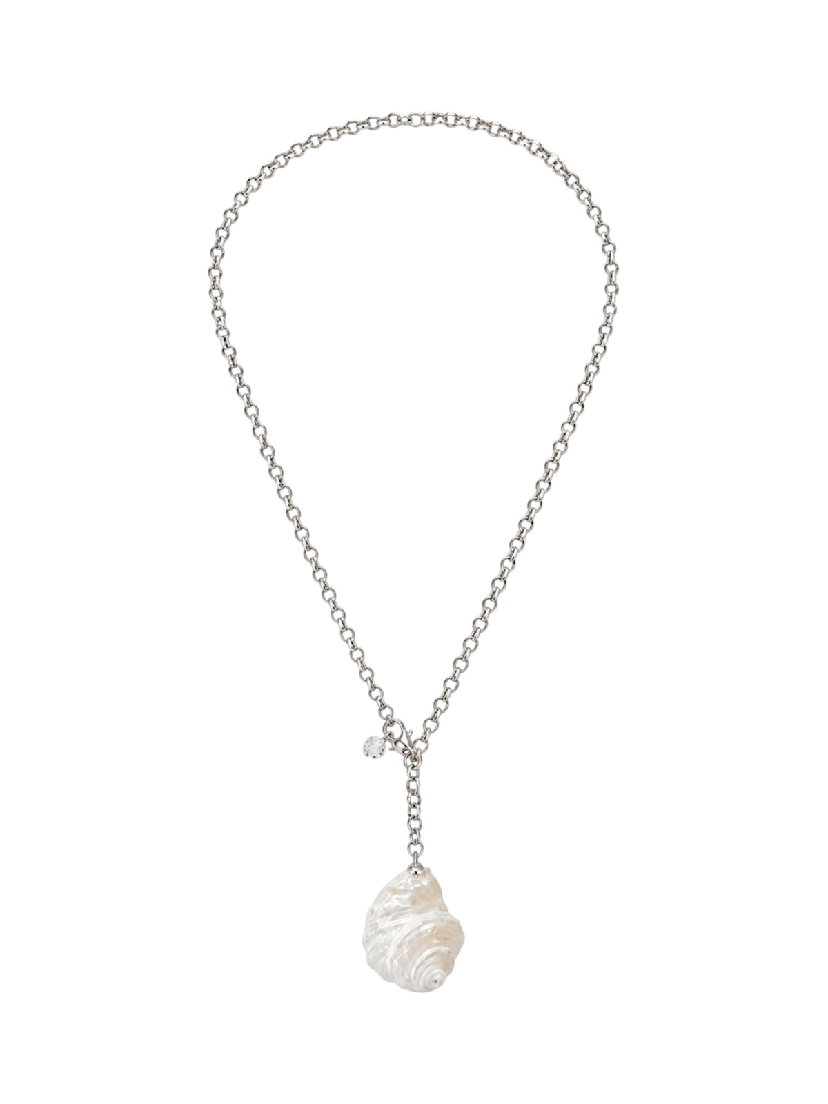 SILVER SEAS LARIAT NECKLACE