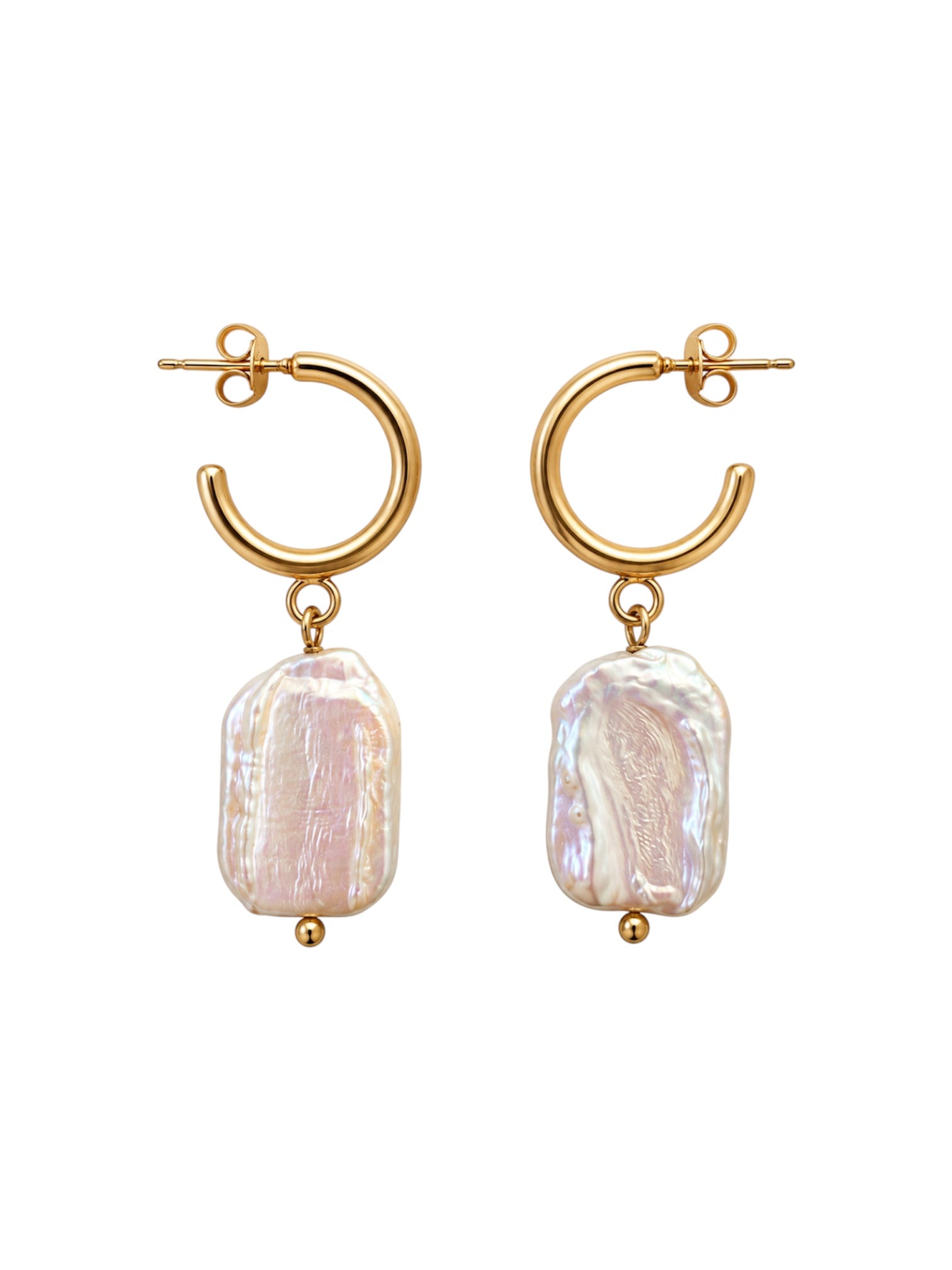 LA PERLA HOOP EARRINGS