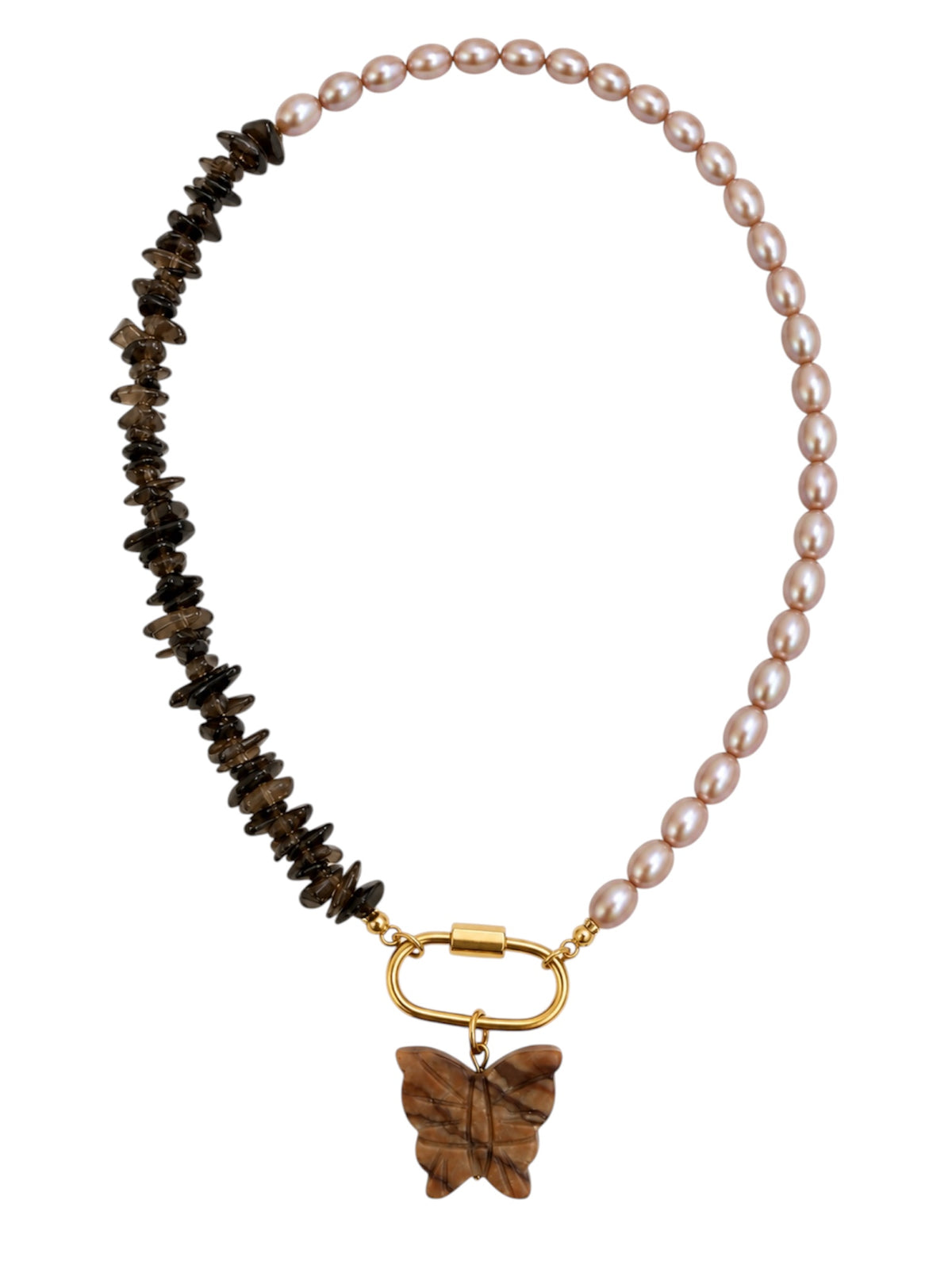 VELVET BUTTERFLY NECKLACE
