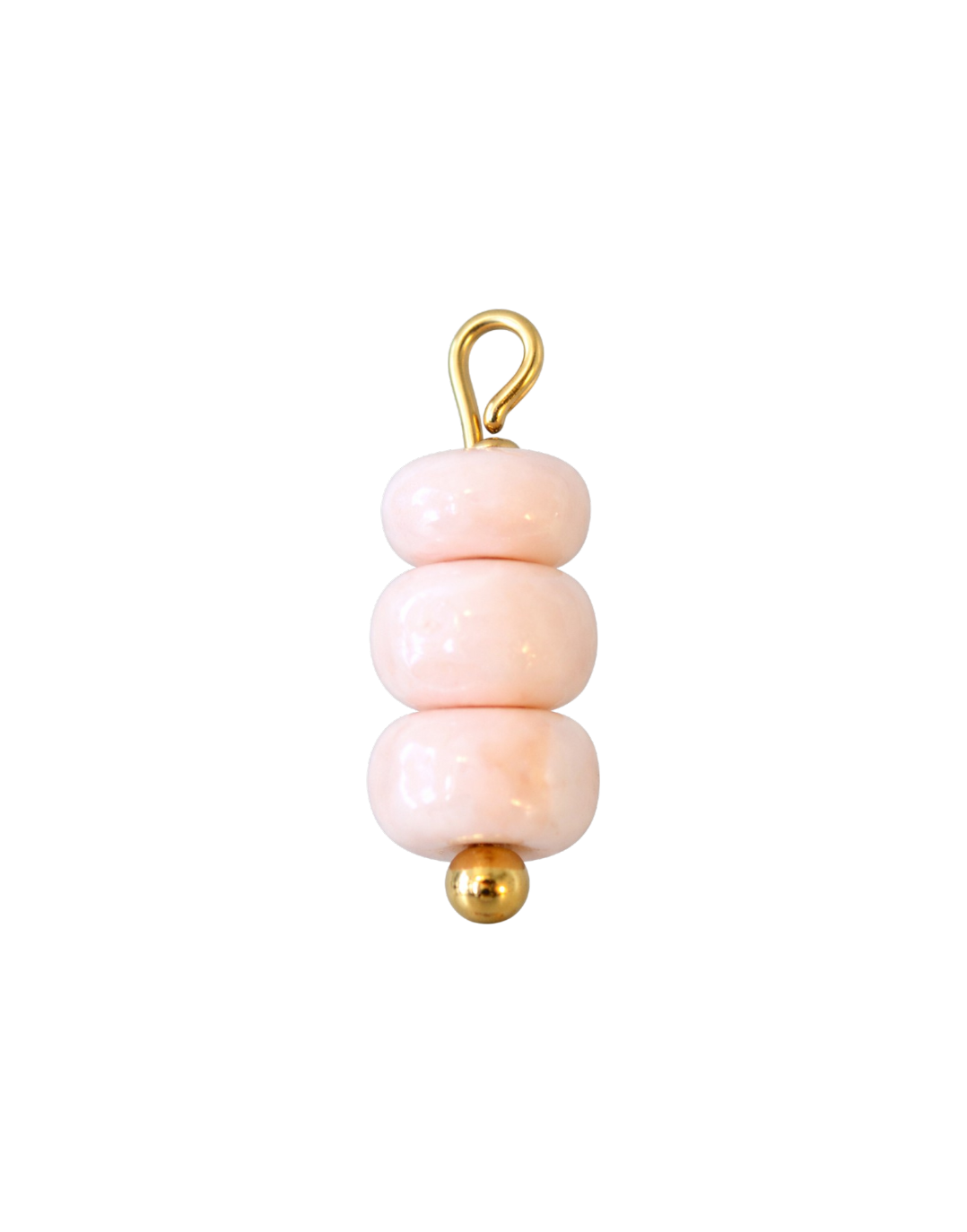 Coral Stone Charm
