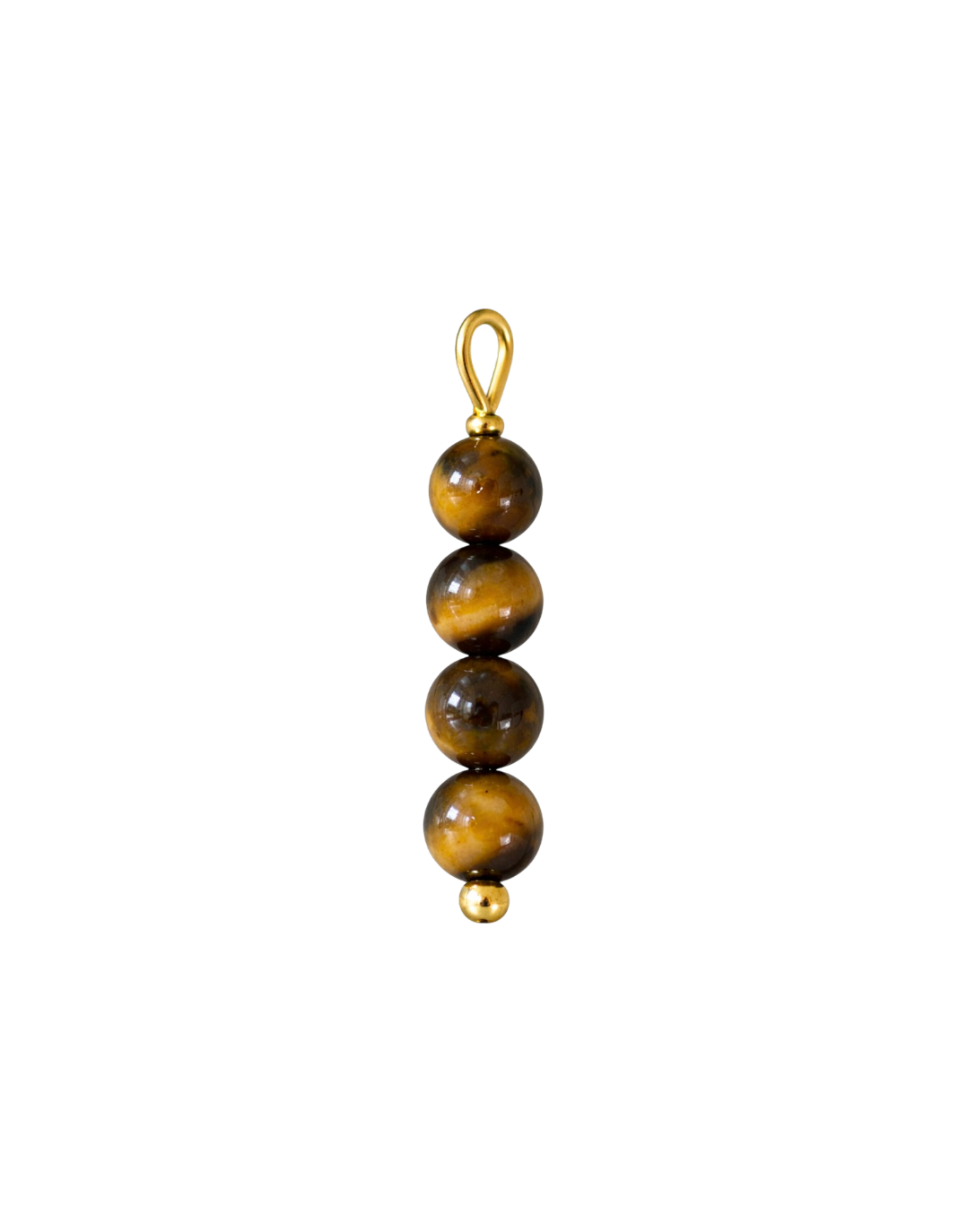 Tiger Eye Stone Charm