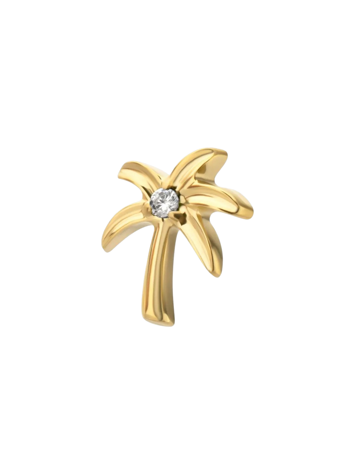 CZ PALM FLAT BACK