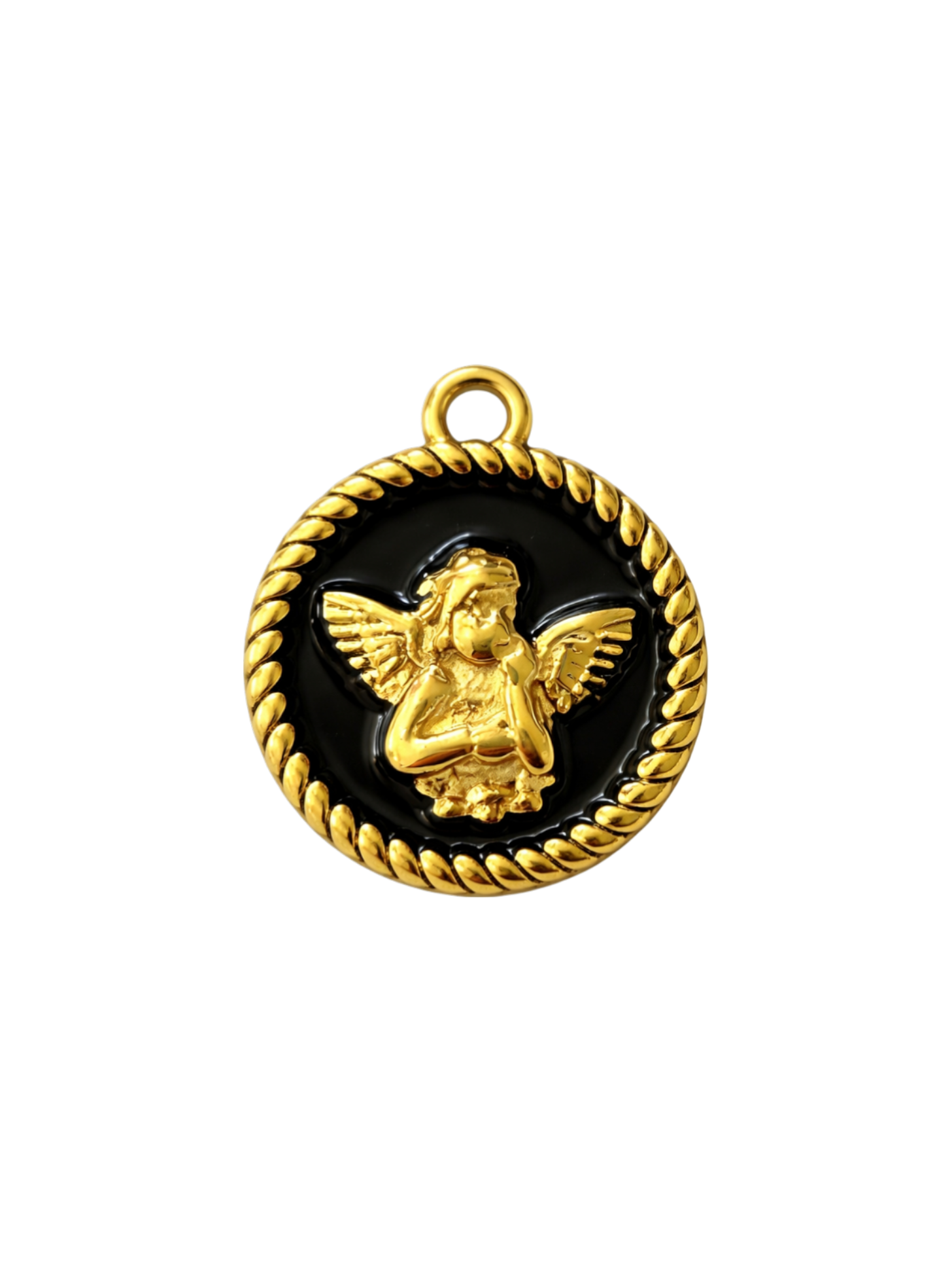 Black Angel Charm