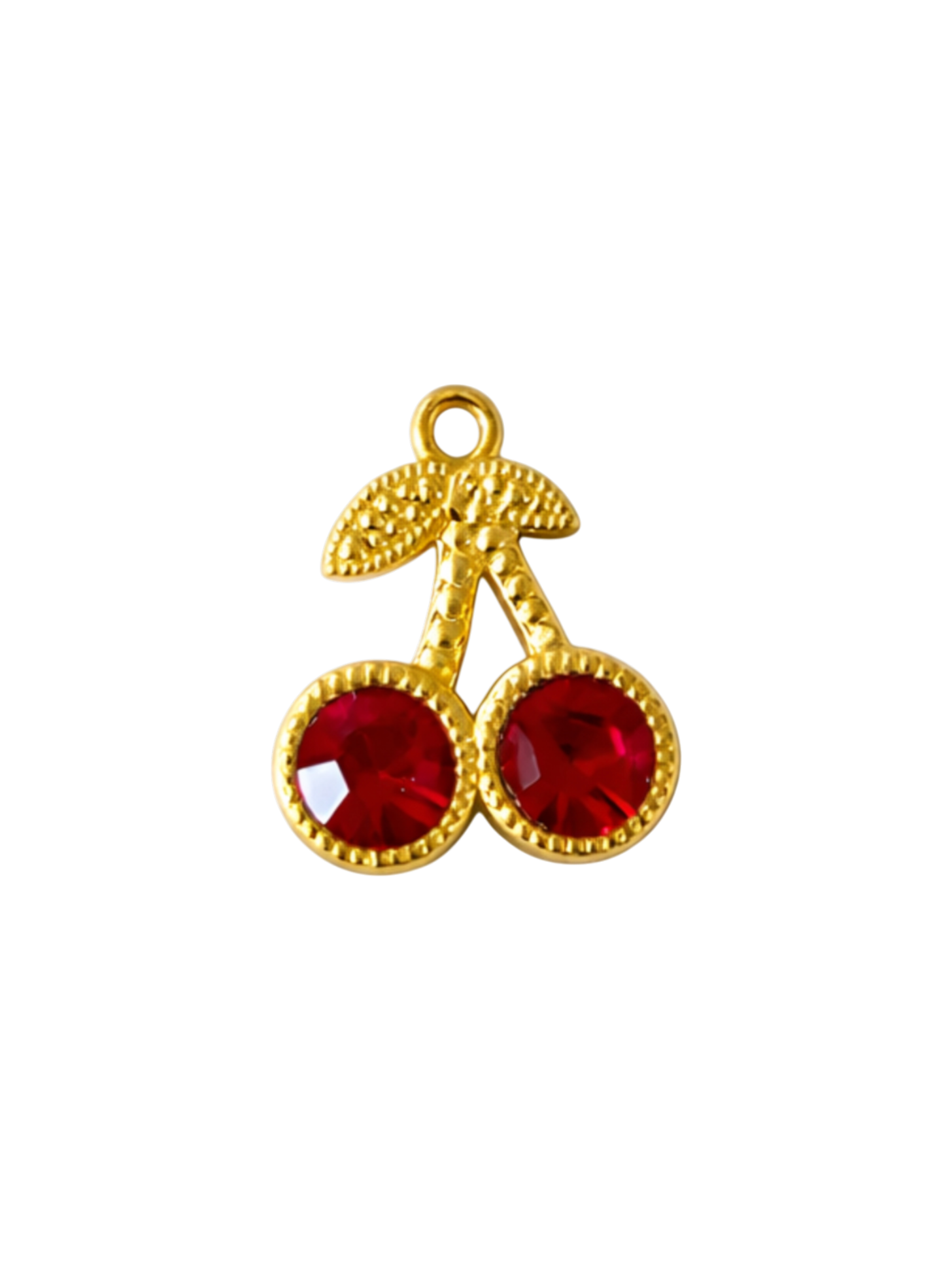 Gemstone Cherry Charm