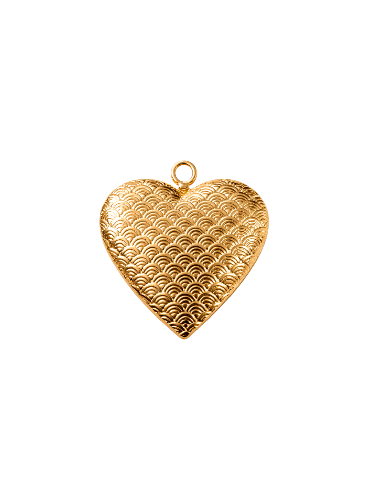 Coastal Heart Locket Charm