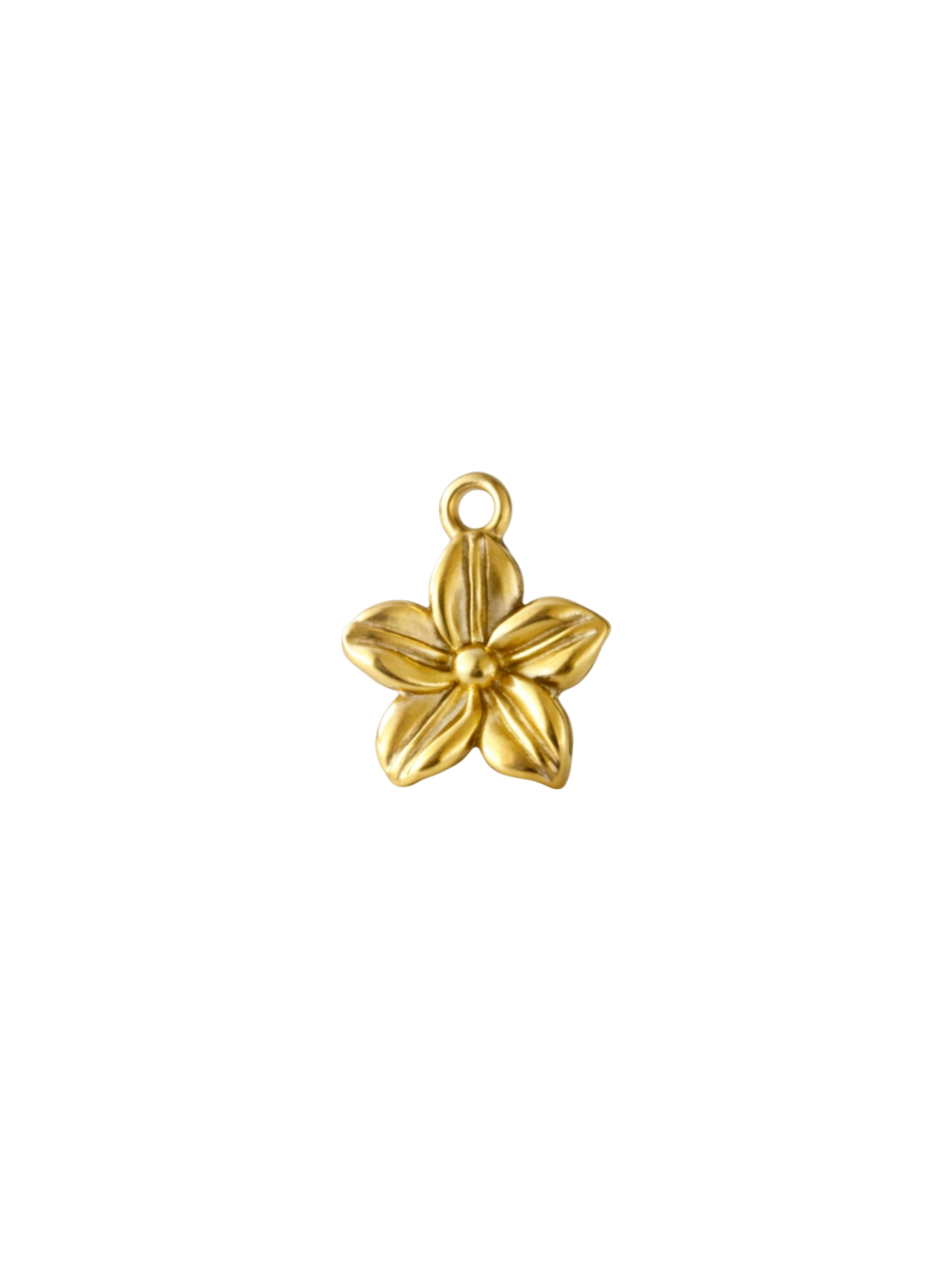Gold Plumeria Charm