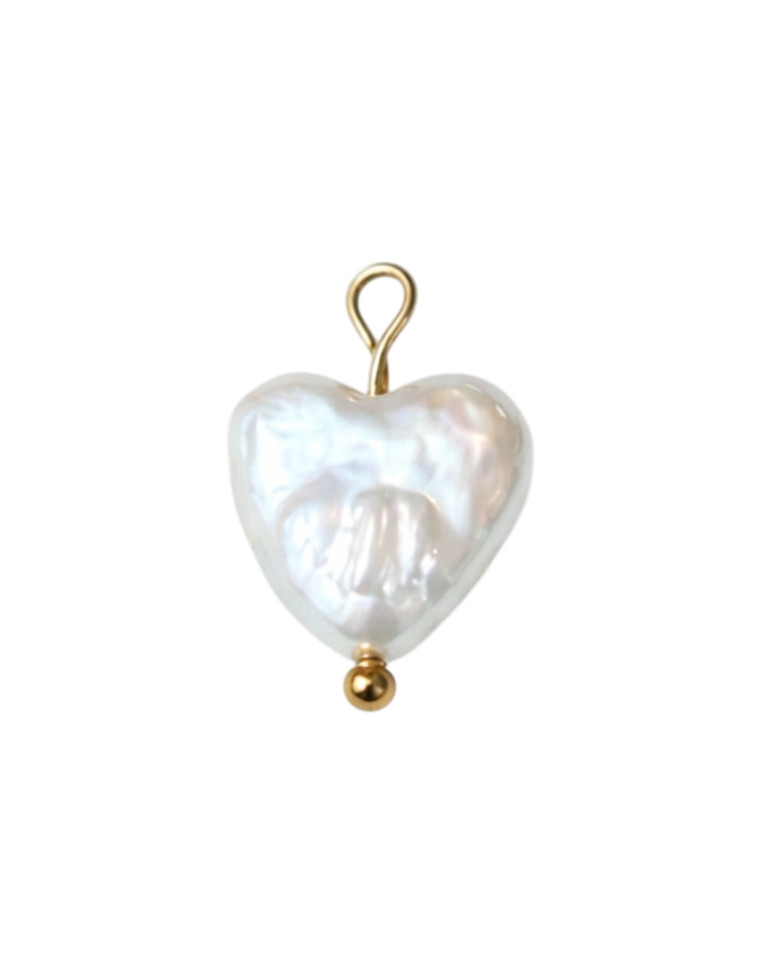 Heart Pearl Charm
