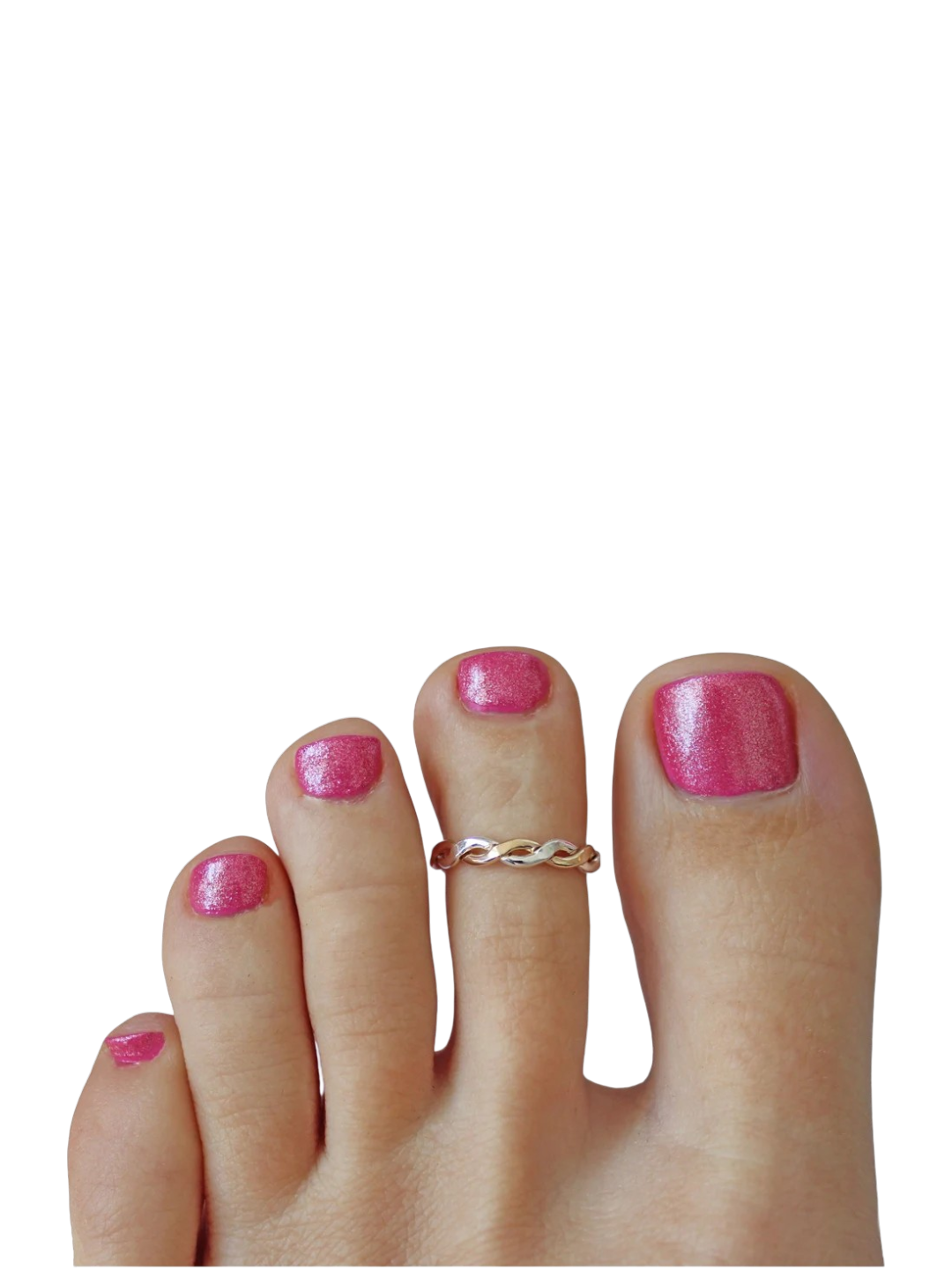 INTERTWINED FITTED TOE RING