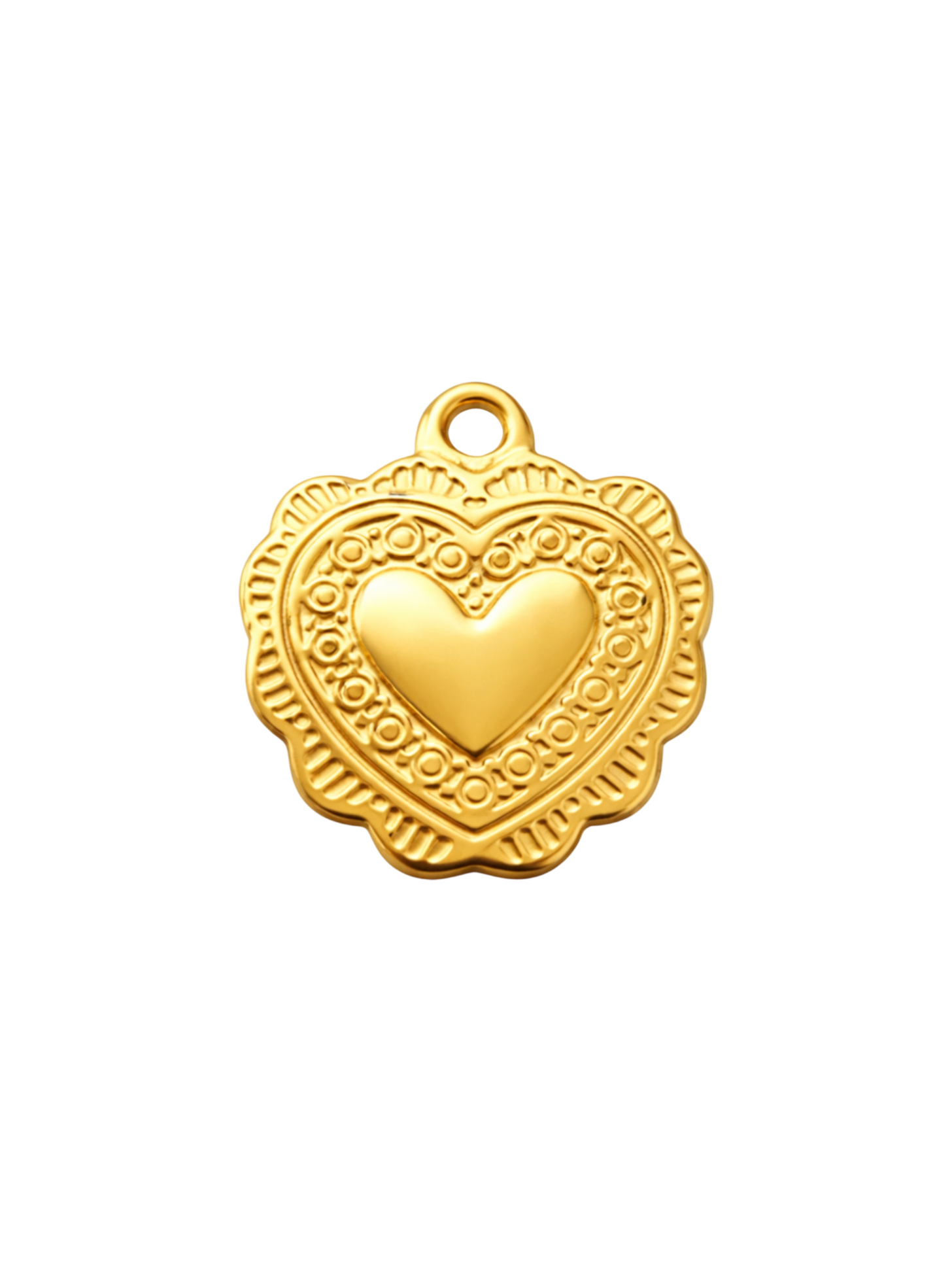 Laced Heart Charm
