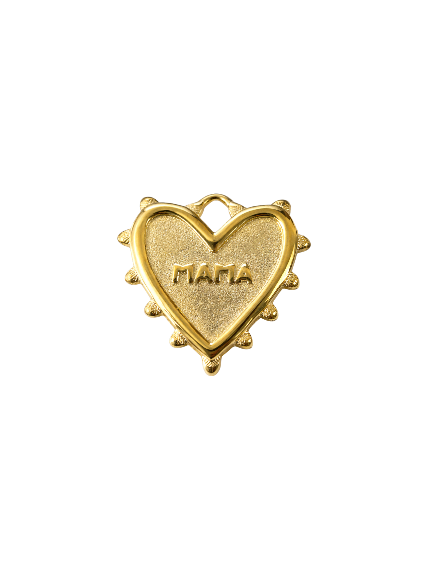 Mama Spikey Heart Charm