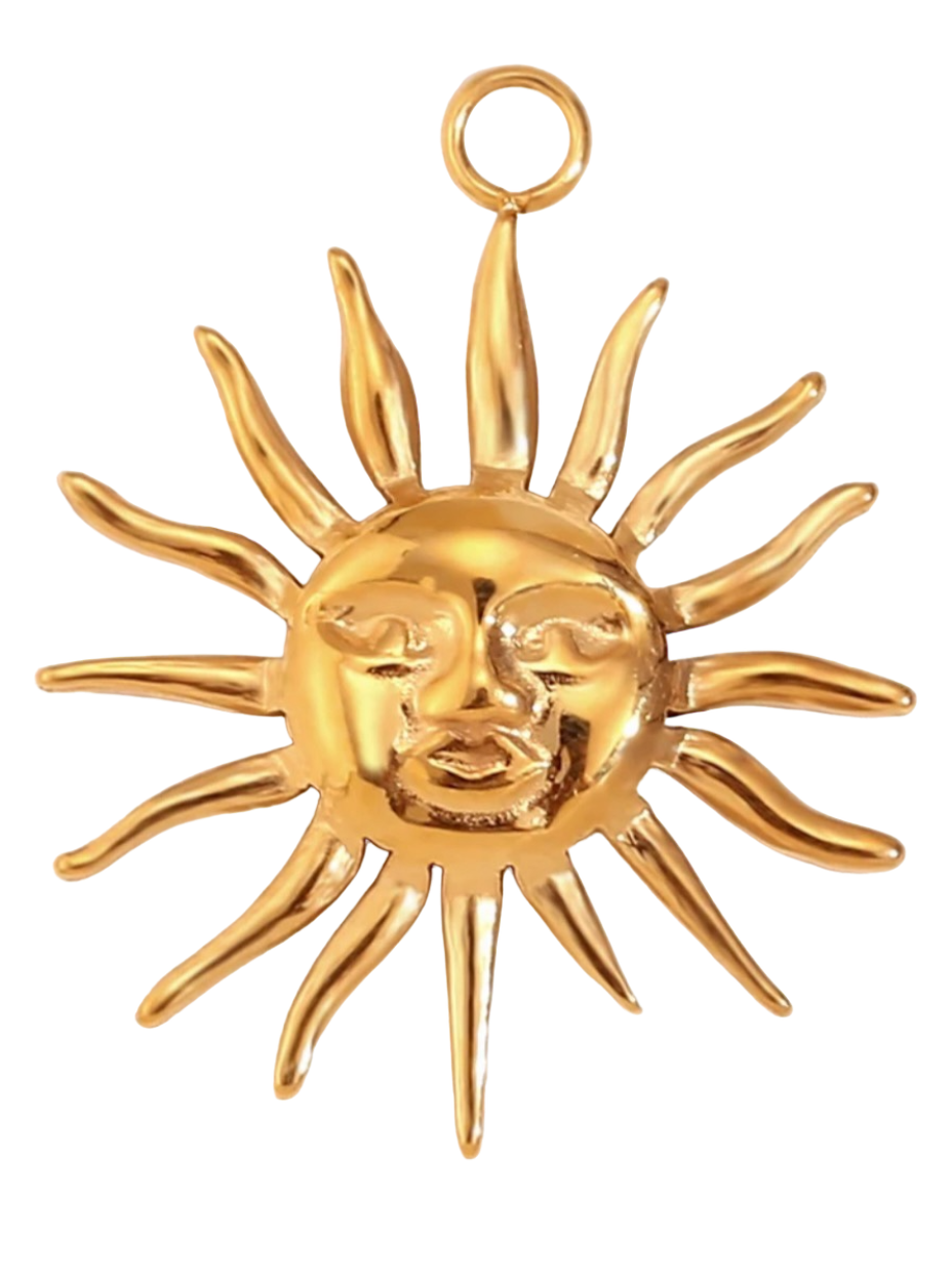 Skinny Sun Charm