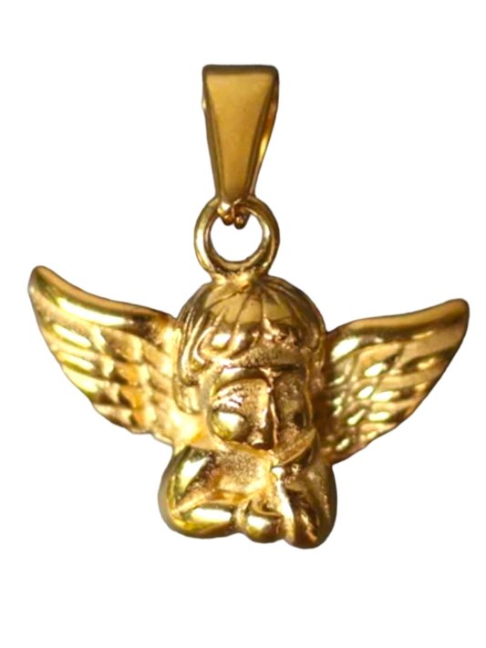 Angel Head Charm