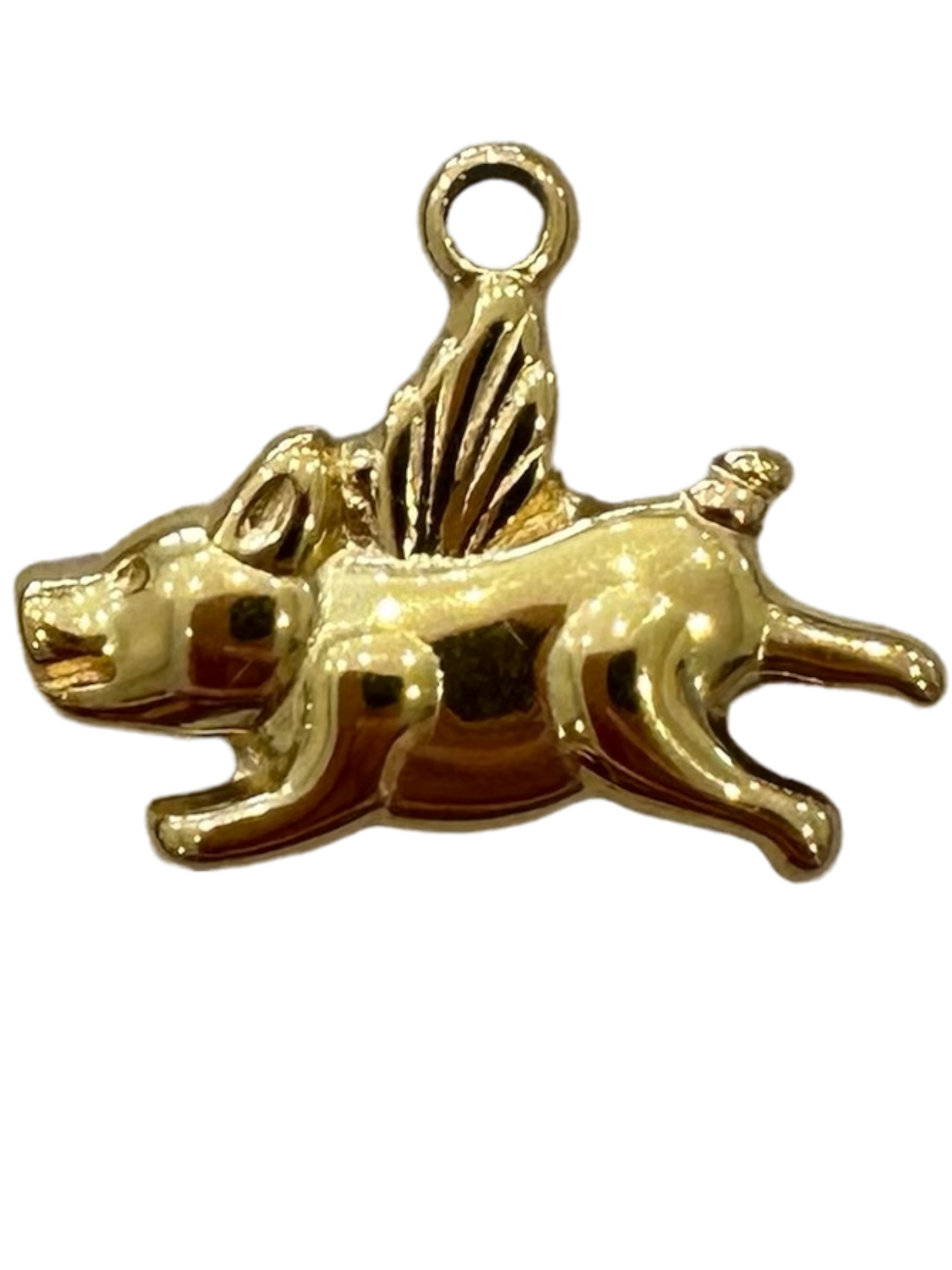 Flying Pig Charm