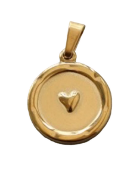 Circle Heart Charm