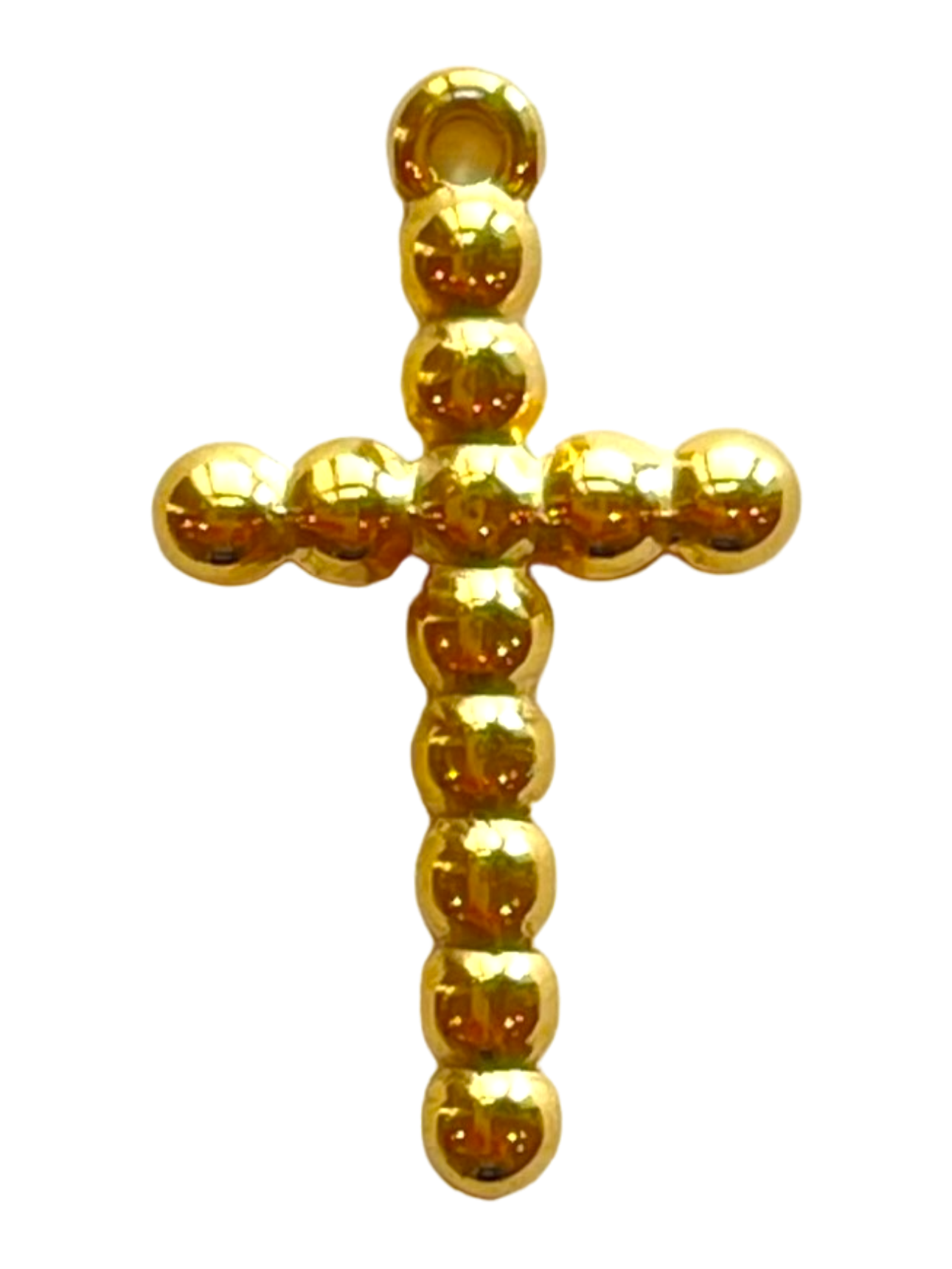 Beaded Cross Charm