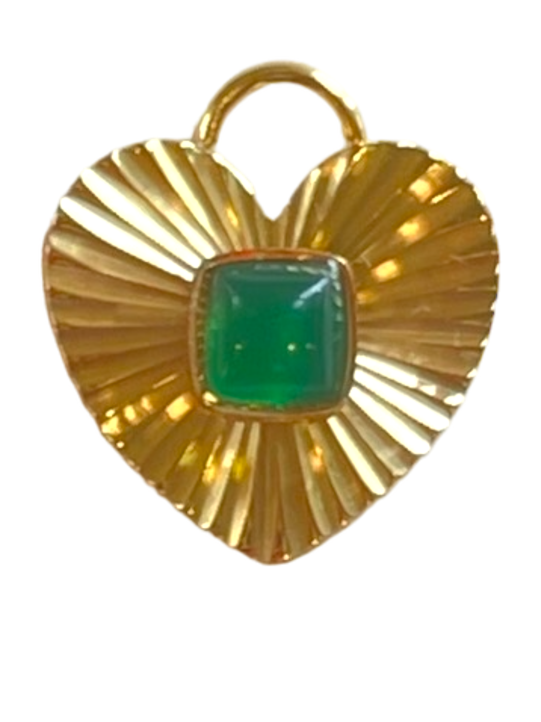 Gem Heart Charm