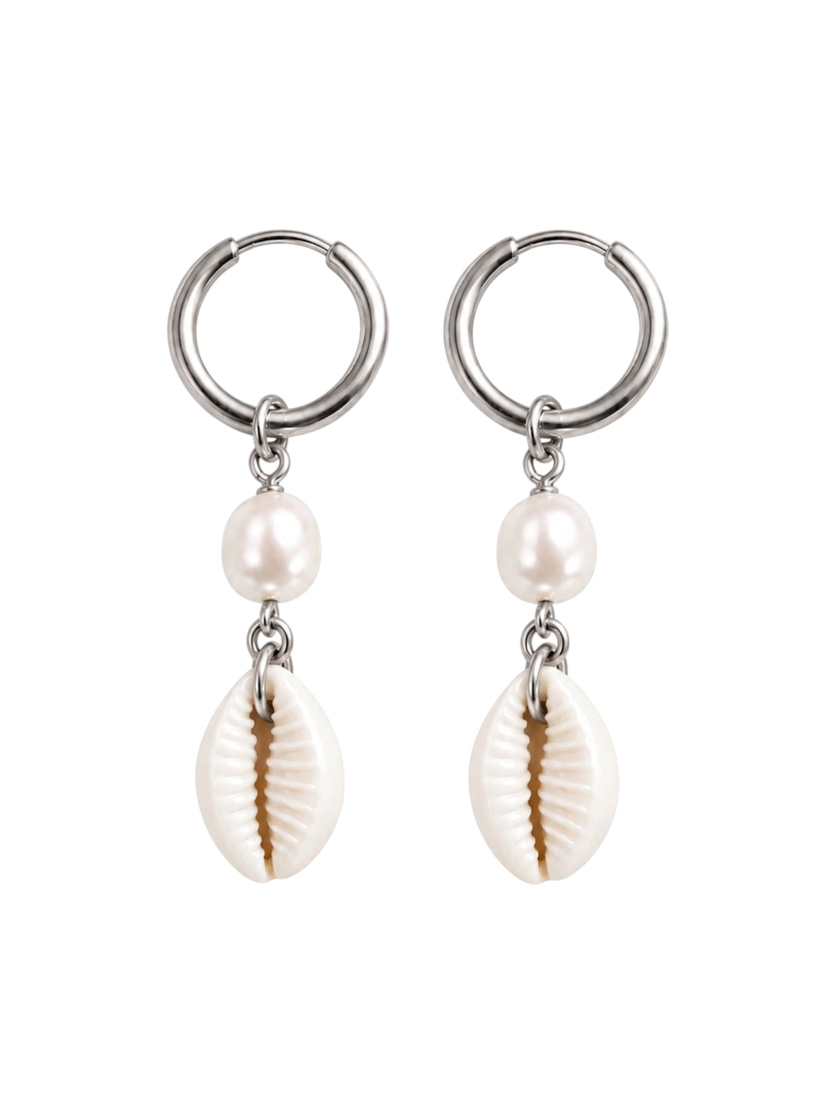 COWRIE DANGLE EARRINGS