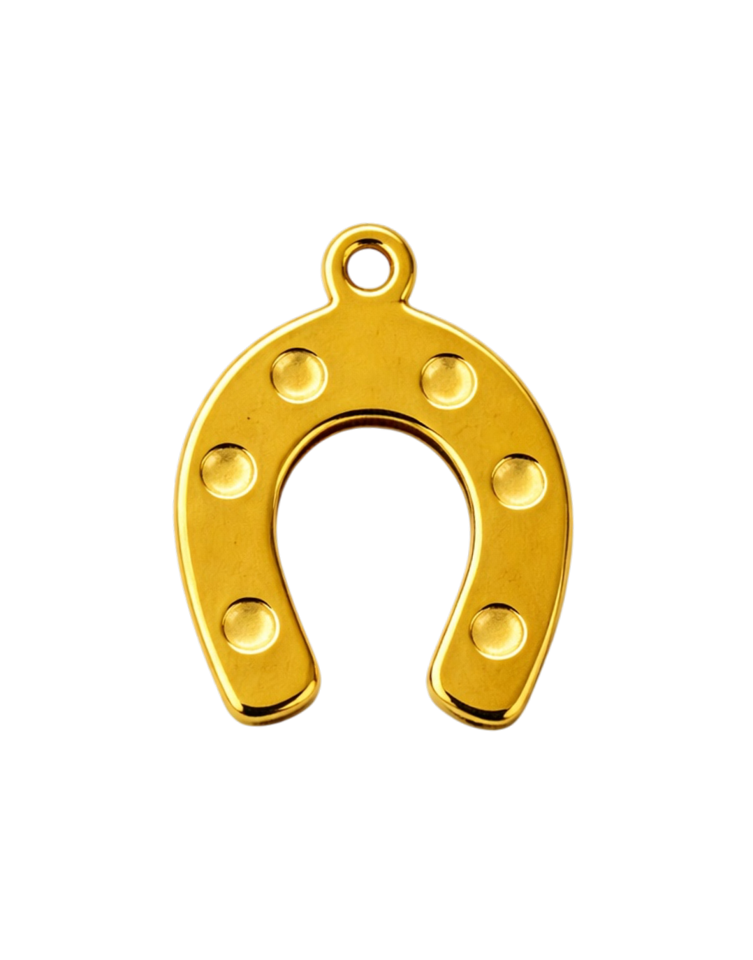 Dotted Horseshoe Charm
