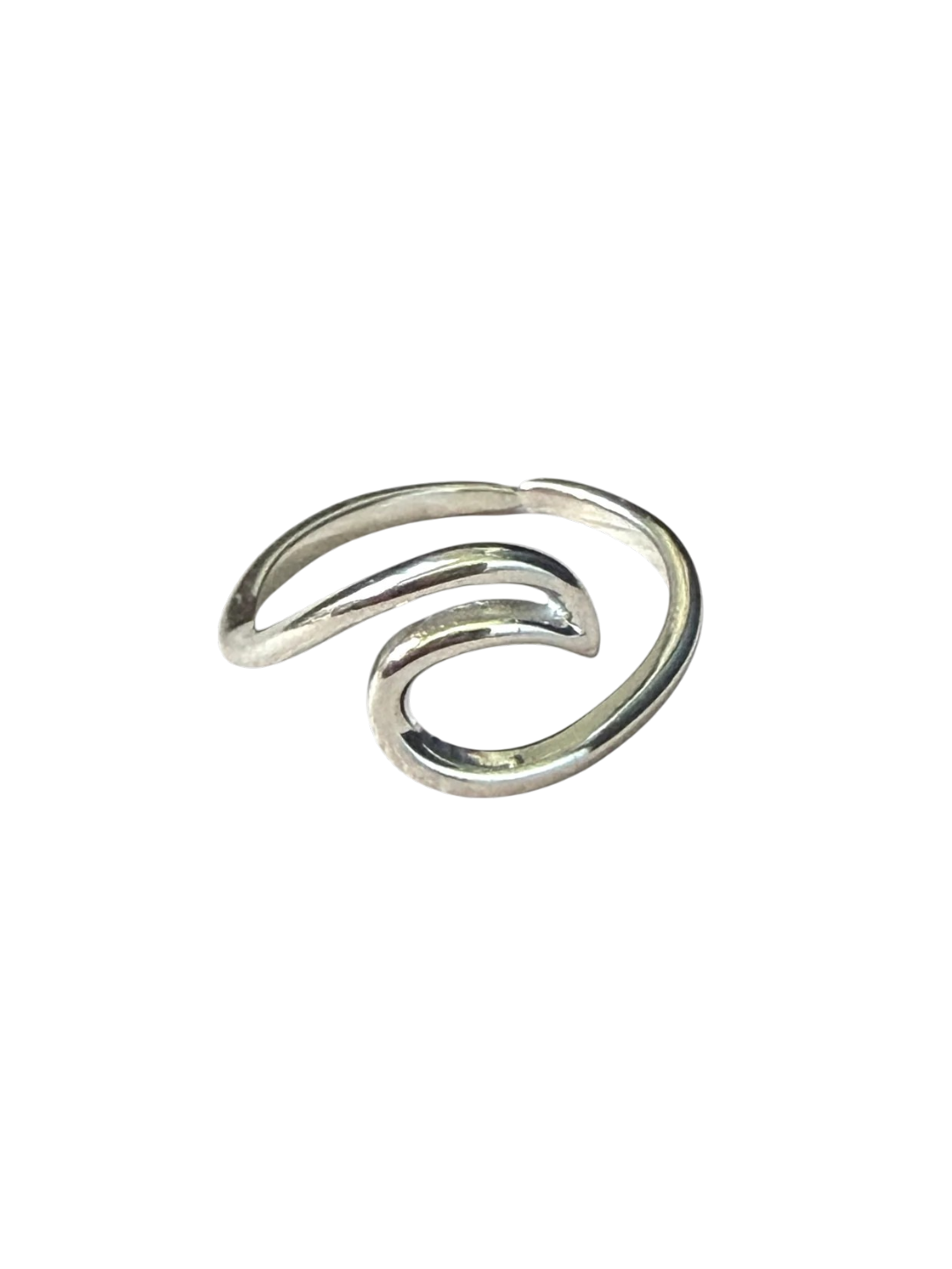 SILVER WAVE ADJUSTABLE TOE RING
