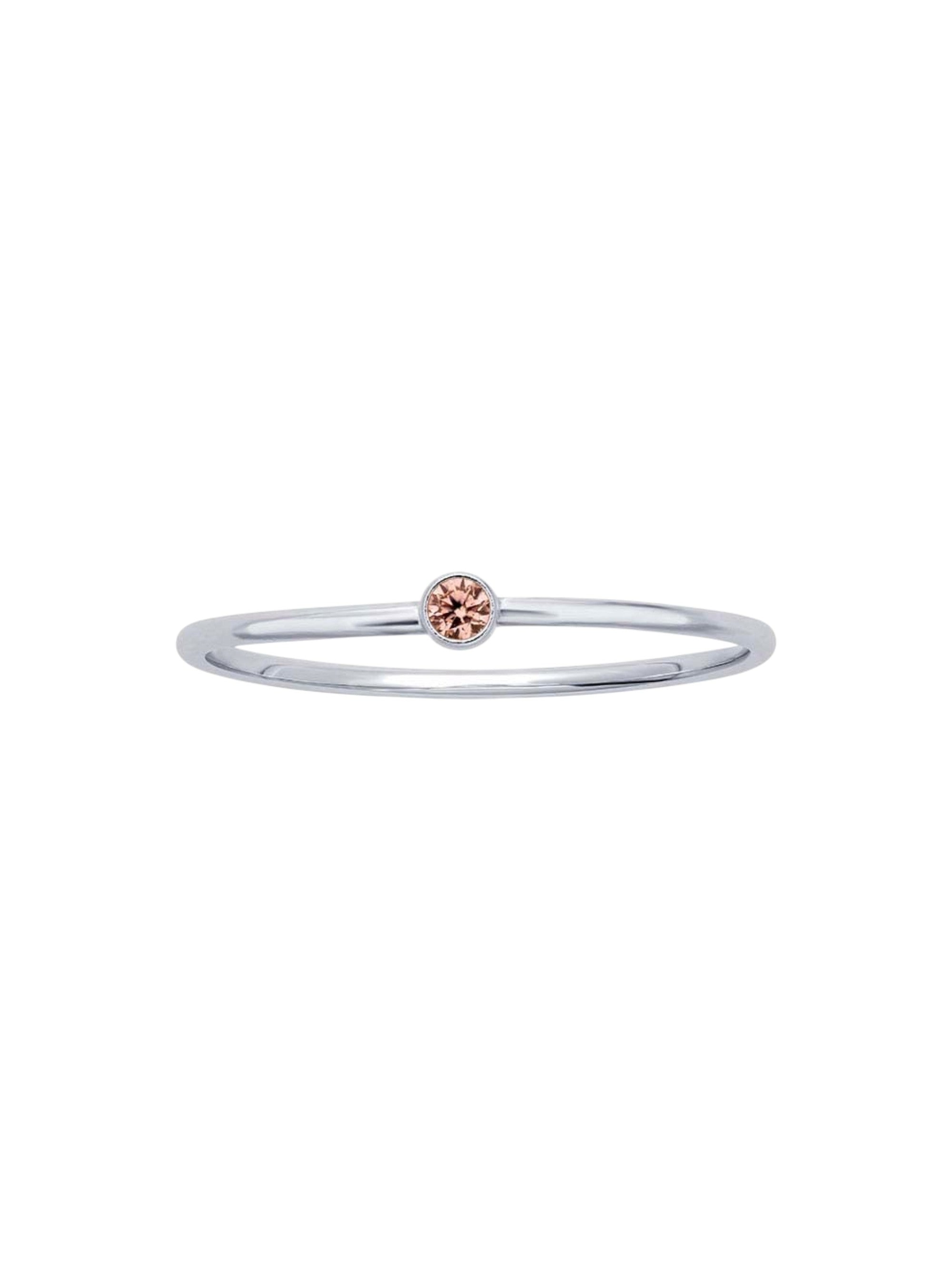 DAINTY BIRTHSTONE STACKER RINGS