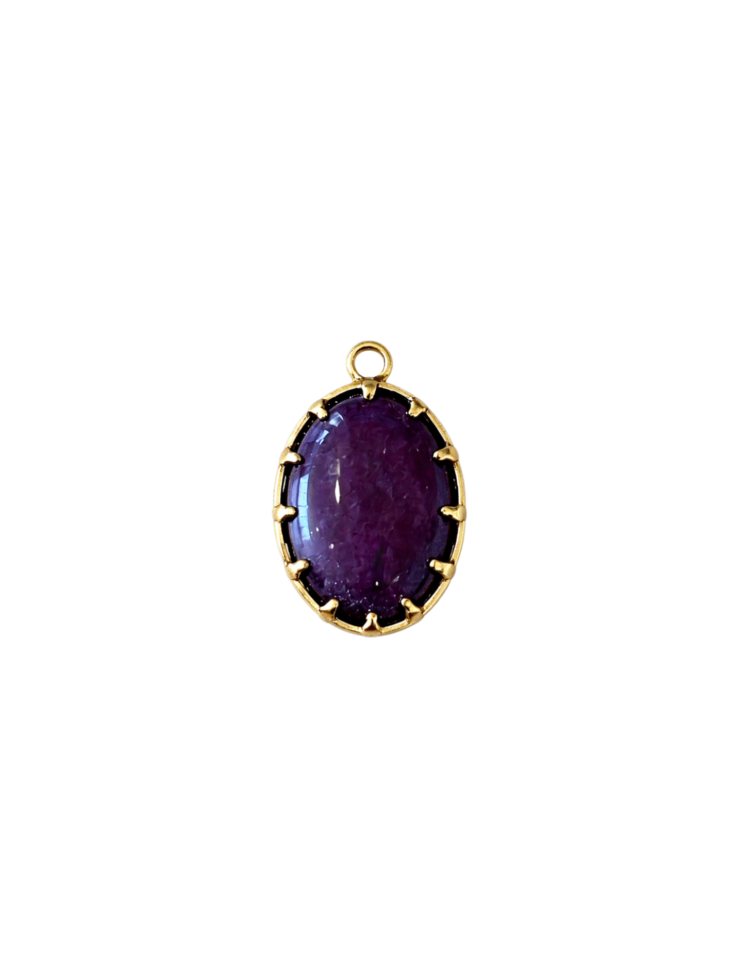 Wine Stone Charm