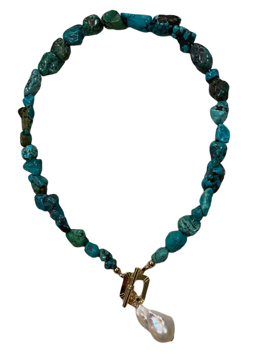 Tropical Turquoise Necklace